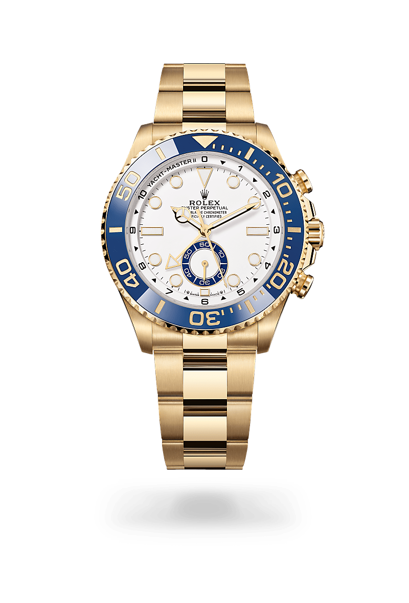 rolex yacht-master ii in 18 ct yellow gold, m126688-0001 - ben bridge