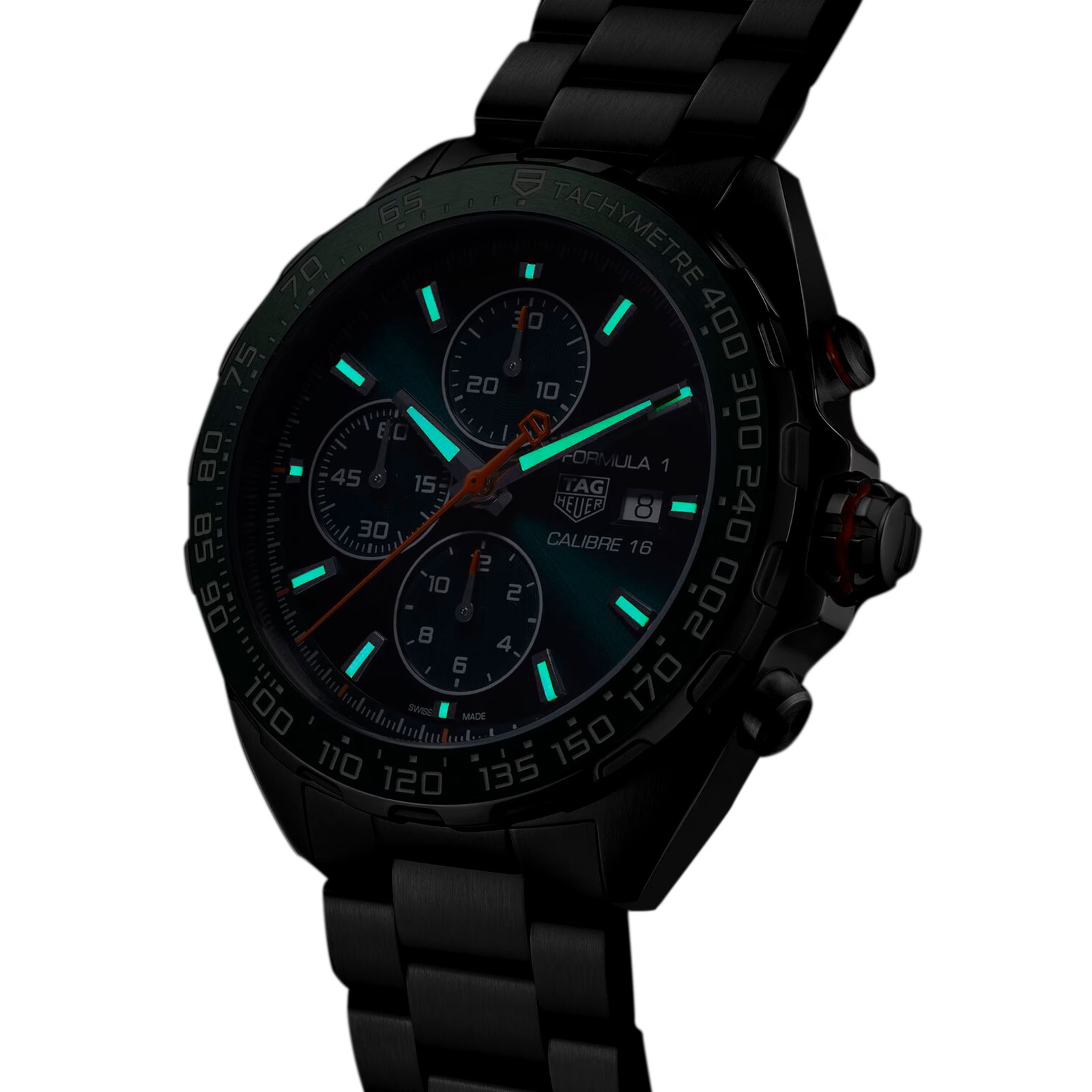 TAG Heuer Formula 1 Chronograph Green Dial, 44mm