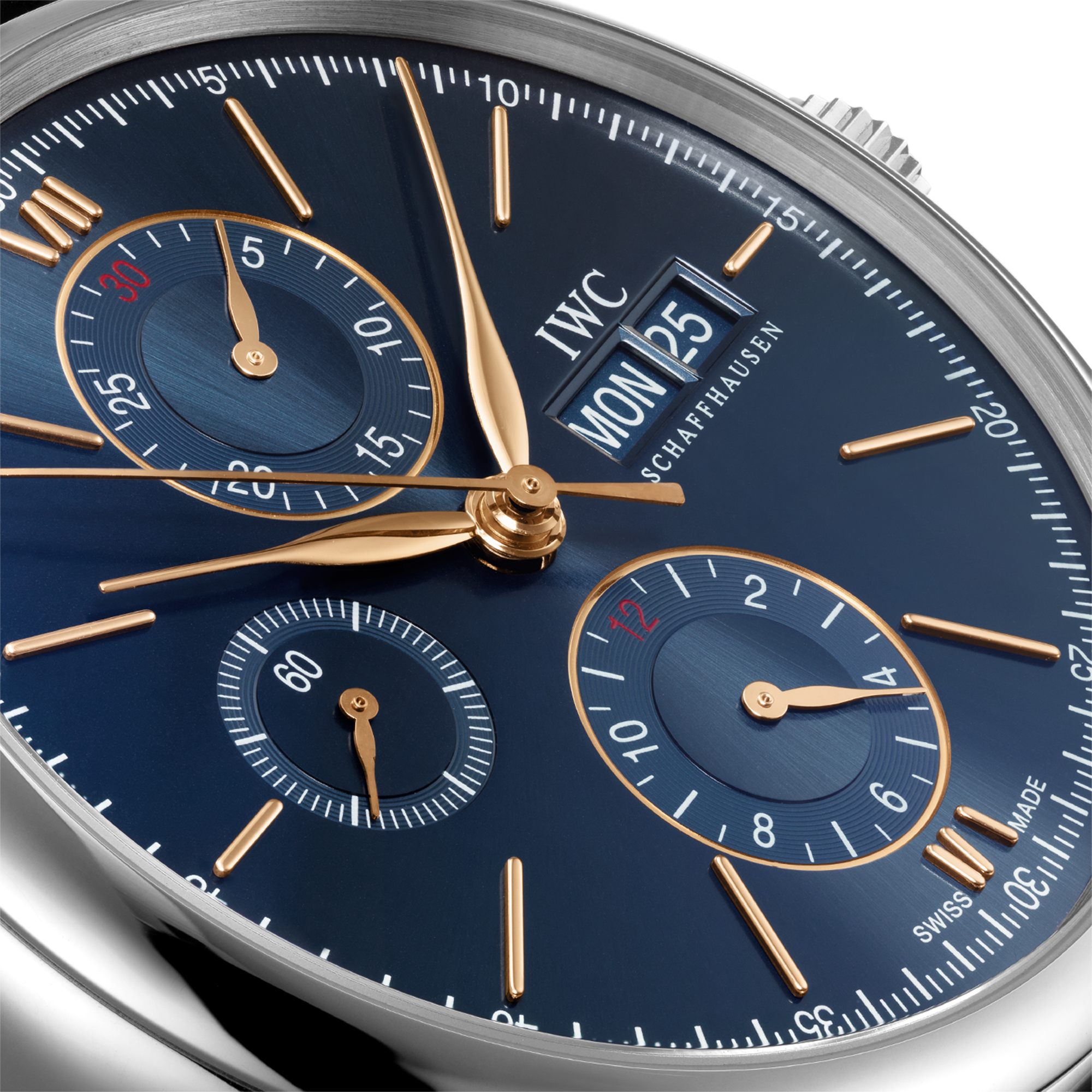 IWC Portofino Chronograph Blue Dial Watch, 42mm