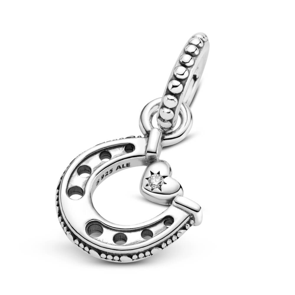 Pandora Good Luck Horseshoe CZ Dangle Charm 799157C01 Ben Bridge