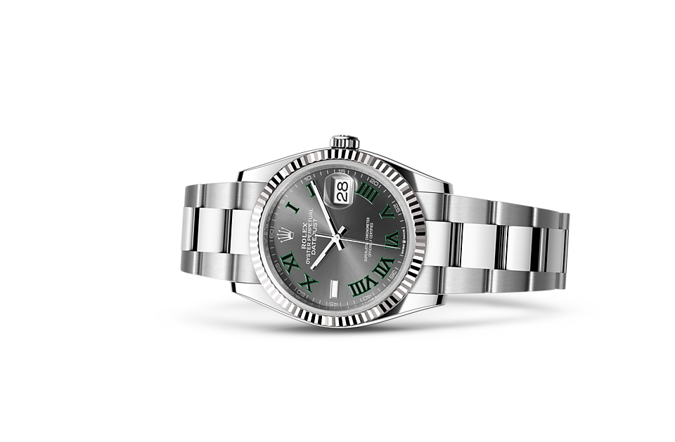 Rolex Datejust 36 Datejust Oyster, 36 mm, Oystersteel and white gold - M126234-0046 at Ben Bridge