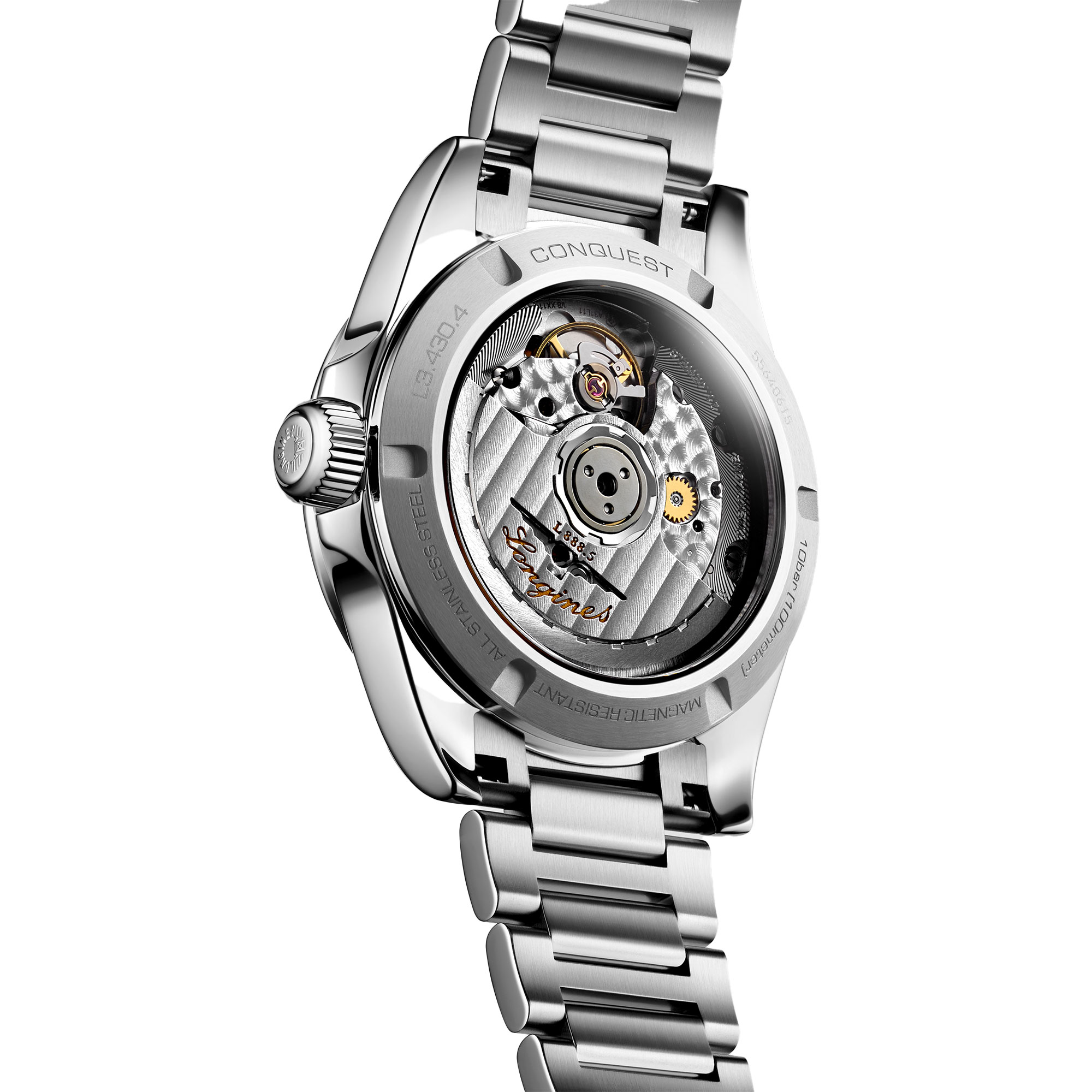 Longines Conquest Blue Dial Watch, 34mm