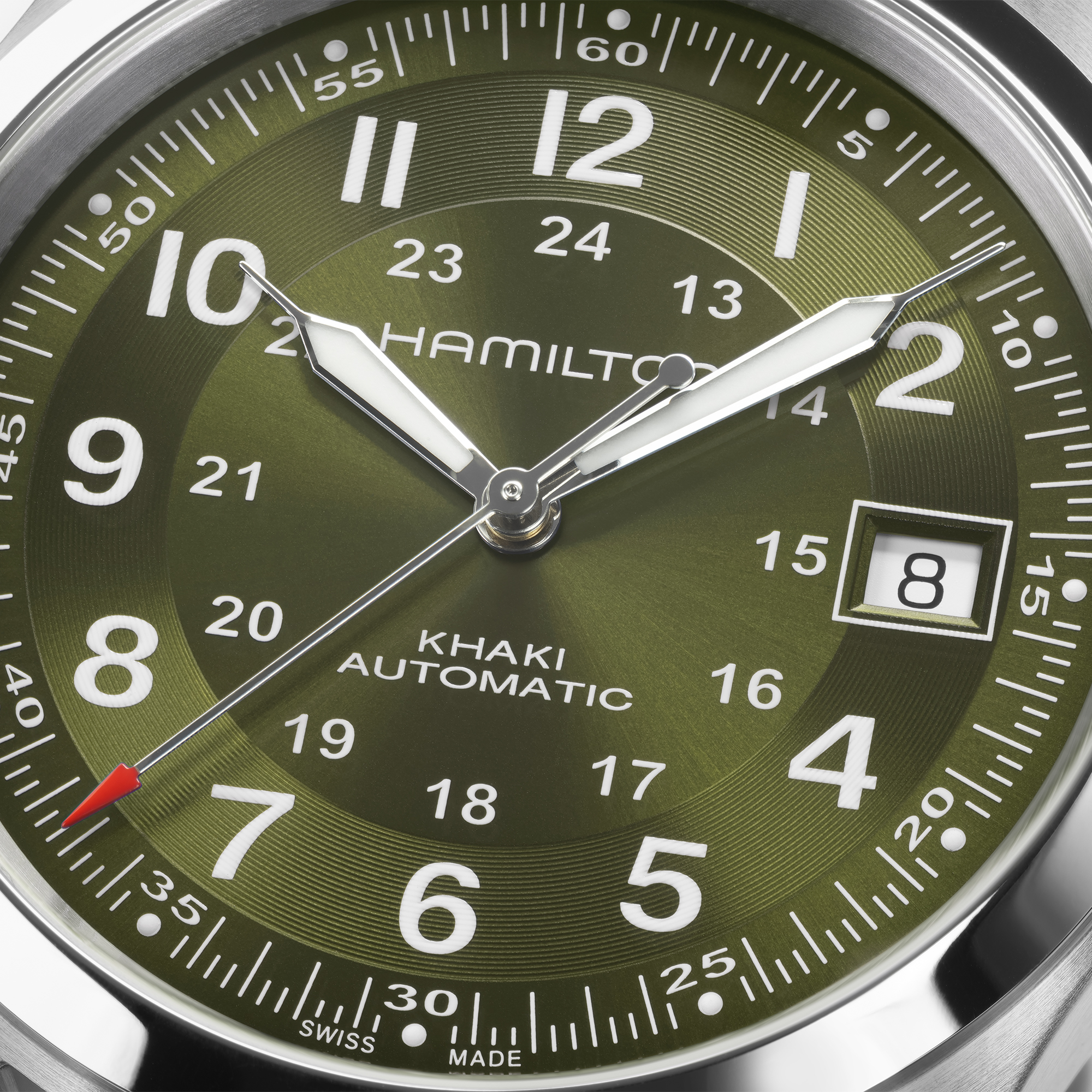 Hamilton Khaki Field Auto Green Dial Watch, 38mm
