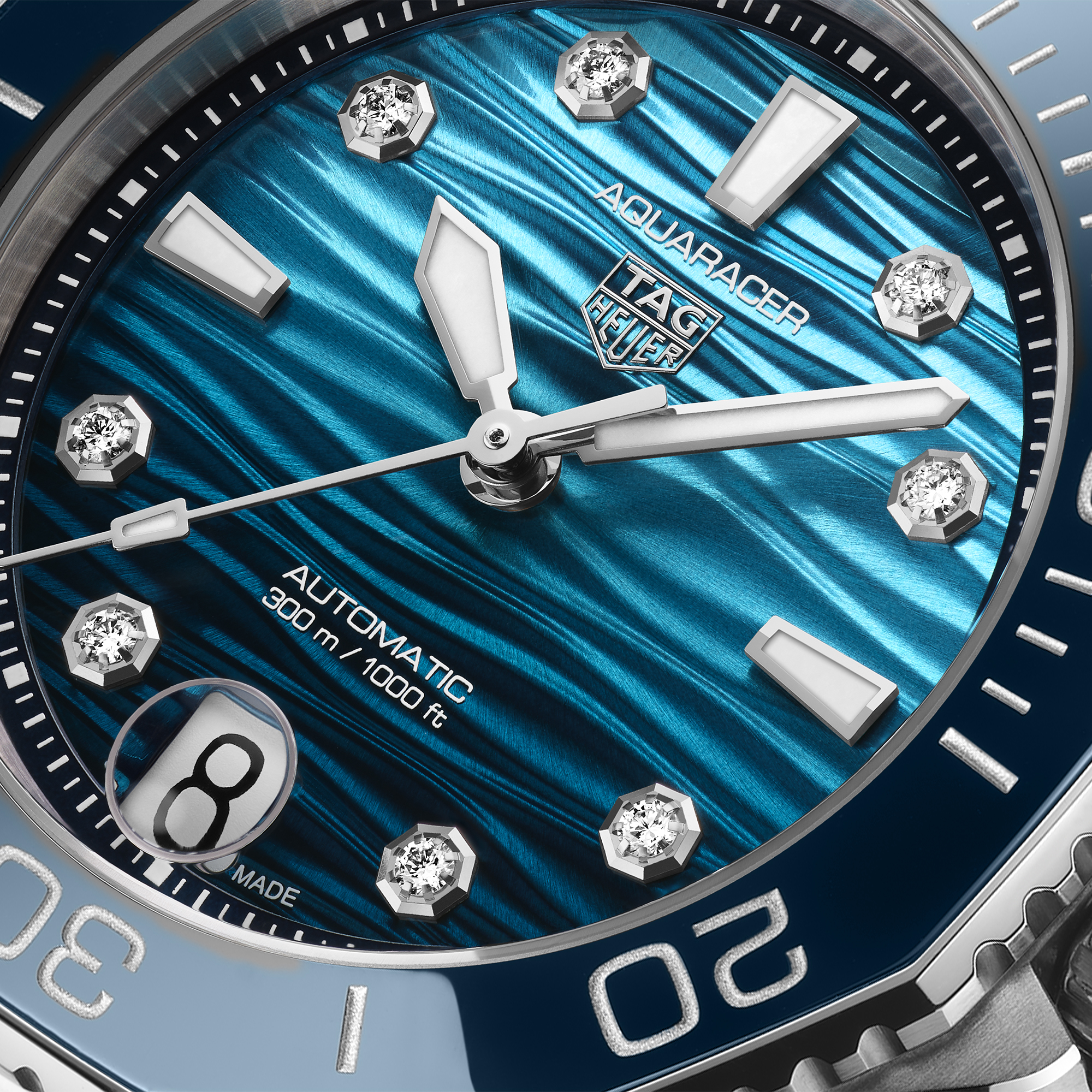 TAG Heuer Aquaracer Professional 300 Blue Dial Watch, 36mm