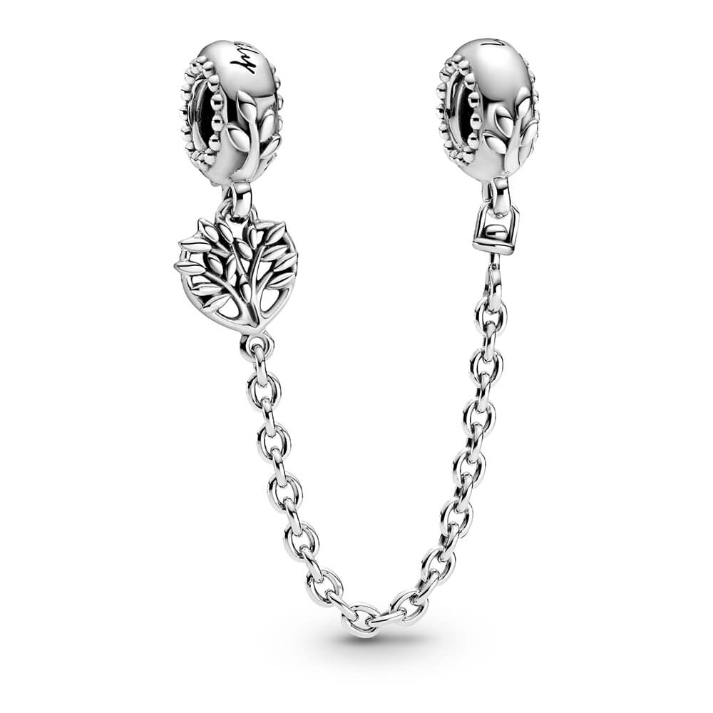 Pandora Heart Family Tree Safety Chain 