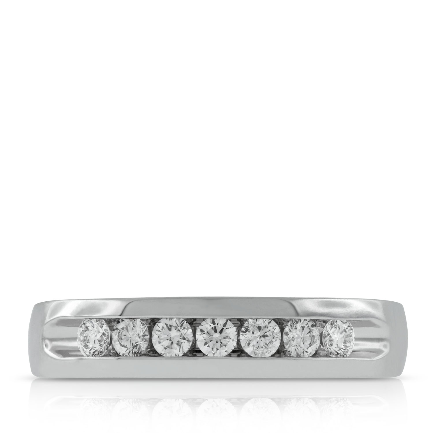 Men's Channel Set Diamond Band 14K, 1/2 ctw.