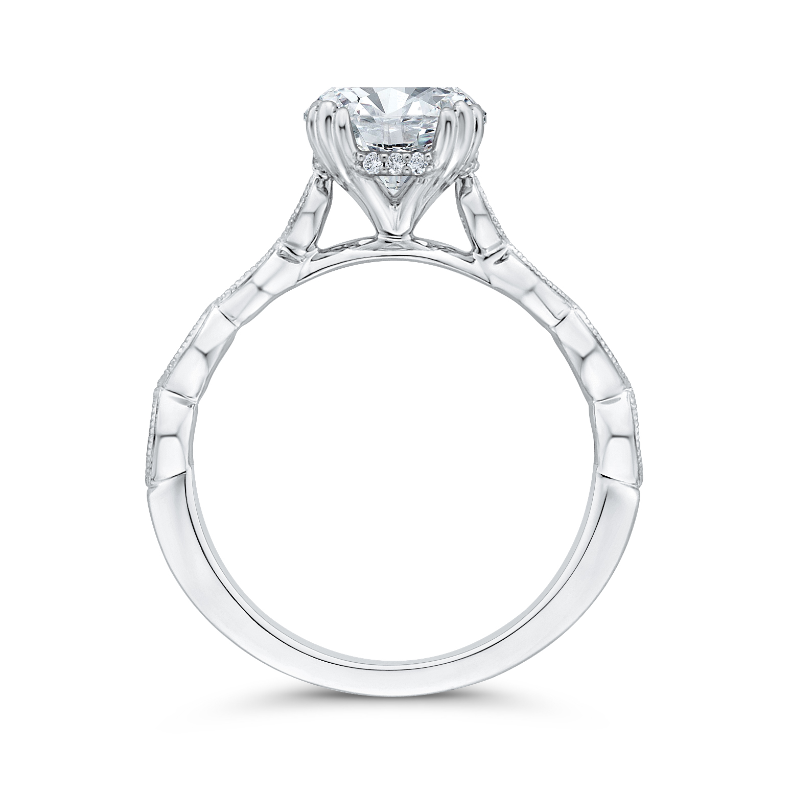 Bella Ponte Diamond Engagement Ring Setting 14K
