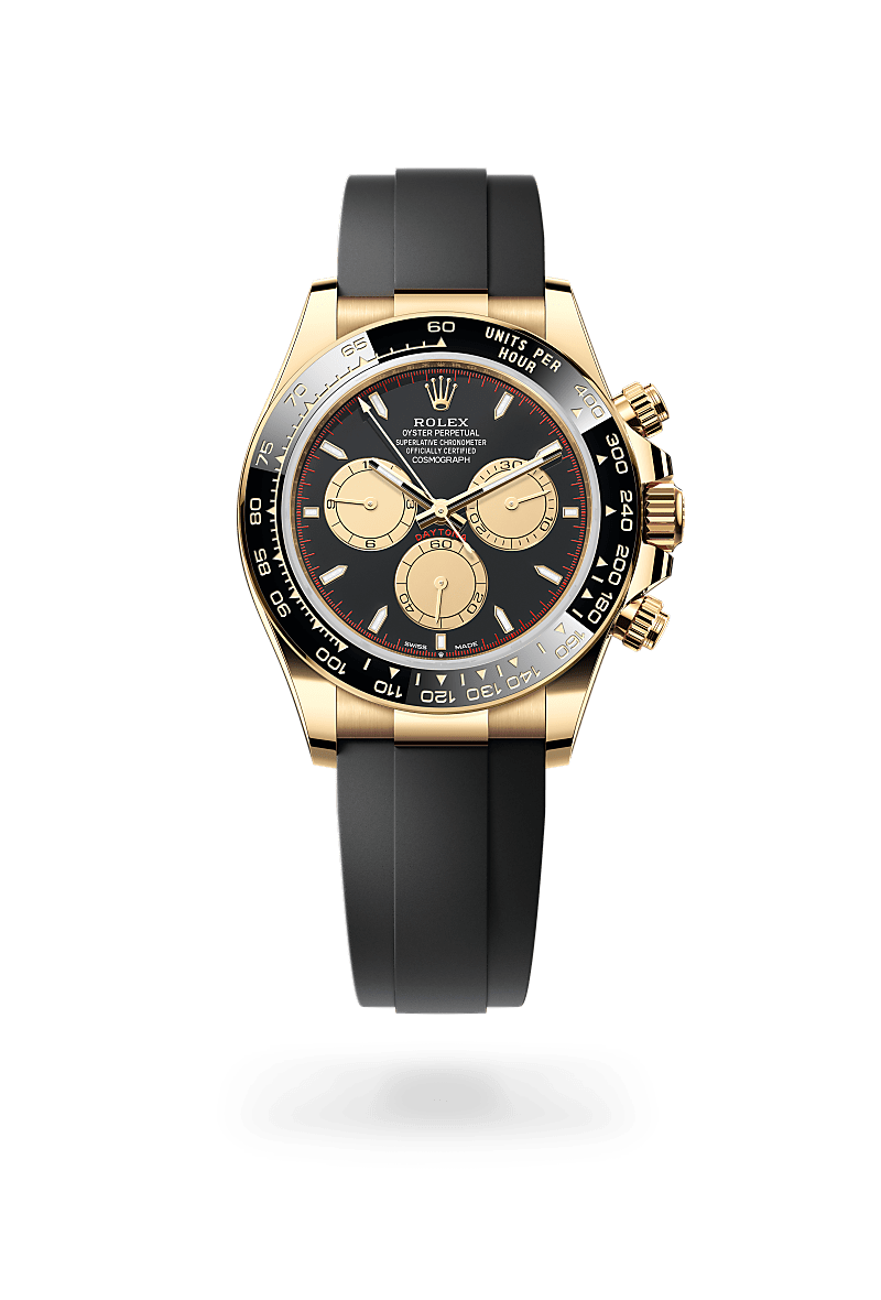 rolex cosmograph daytona in 18 ct yellow gold, m126518ln-0004 - ben bridge