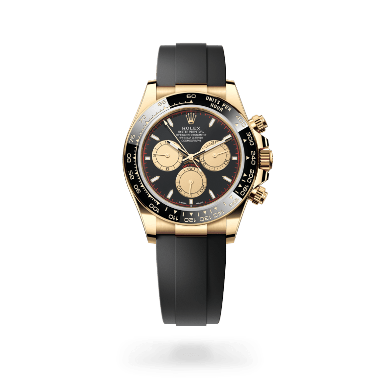 rolex cosmograph daytona in 18 ct yellow gold, m126518ln-0004 - ben bridge