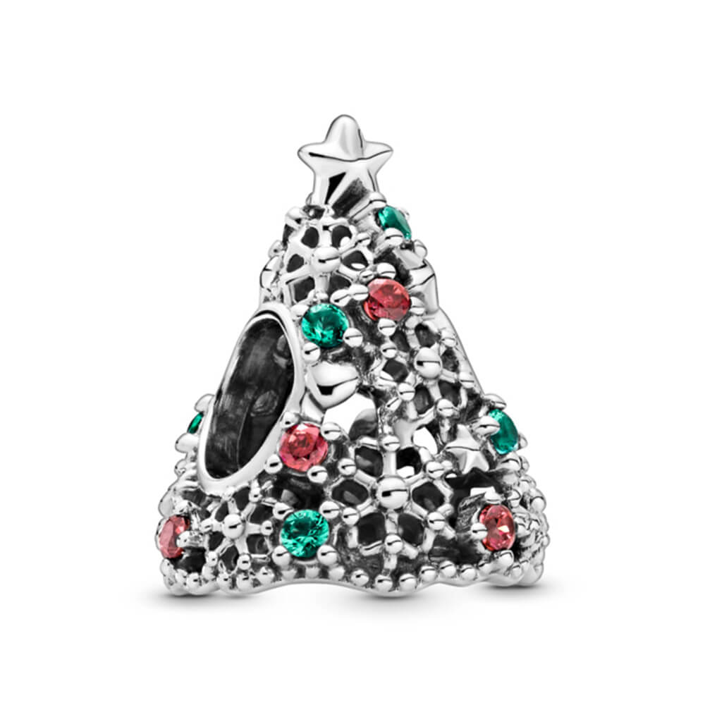 Pandora Glitter Christmas Tree & CZ Charm - | Ben Bridge Jeweler