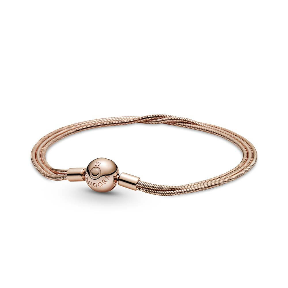 Pandora Moments Multi Snake Chain Bracelet 589338C00 Ben Bridge Jeweler