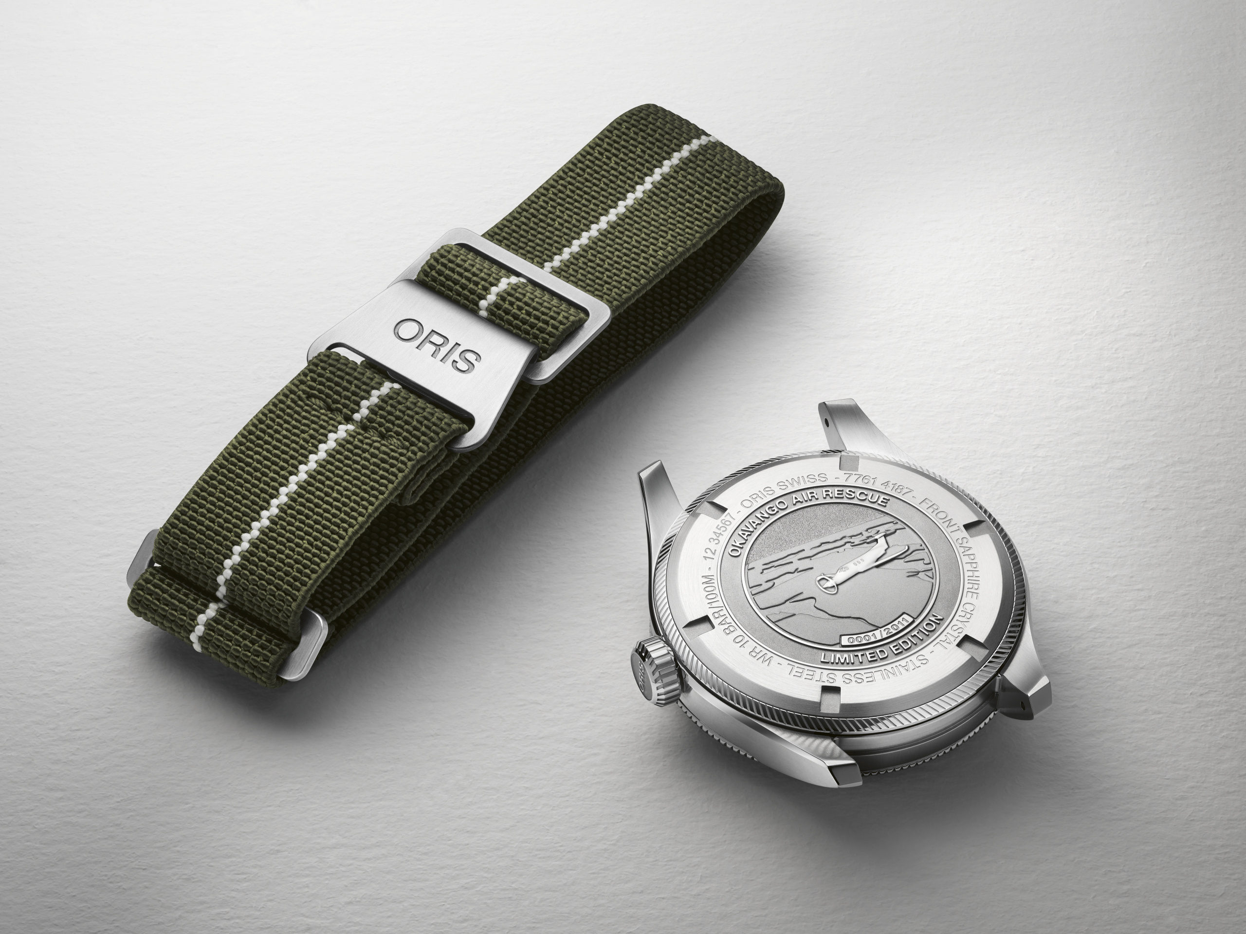 Oris Okavango Air Rescue Limited Edition Green Dial Watch, 41mm