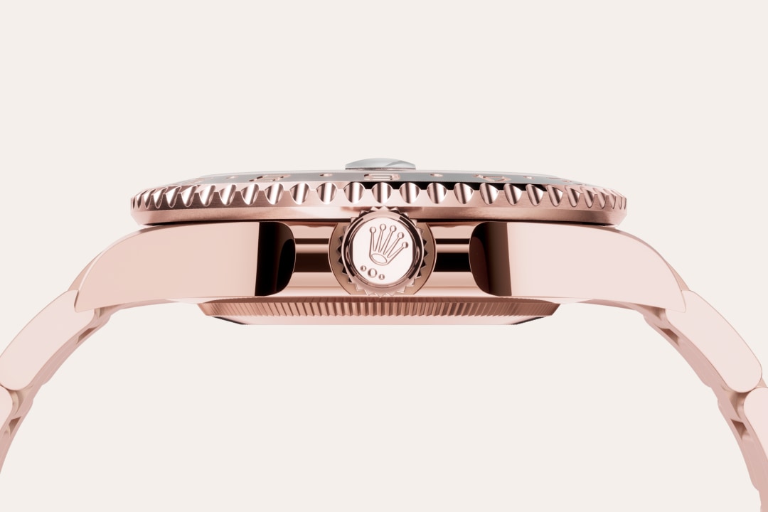 rolex gmt-master ii in 18 ct everose gold, m126715chnr-0002 - 18 ct everose gold - ben bridge