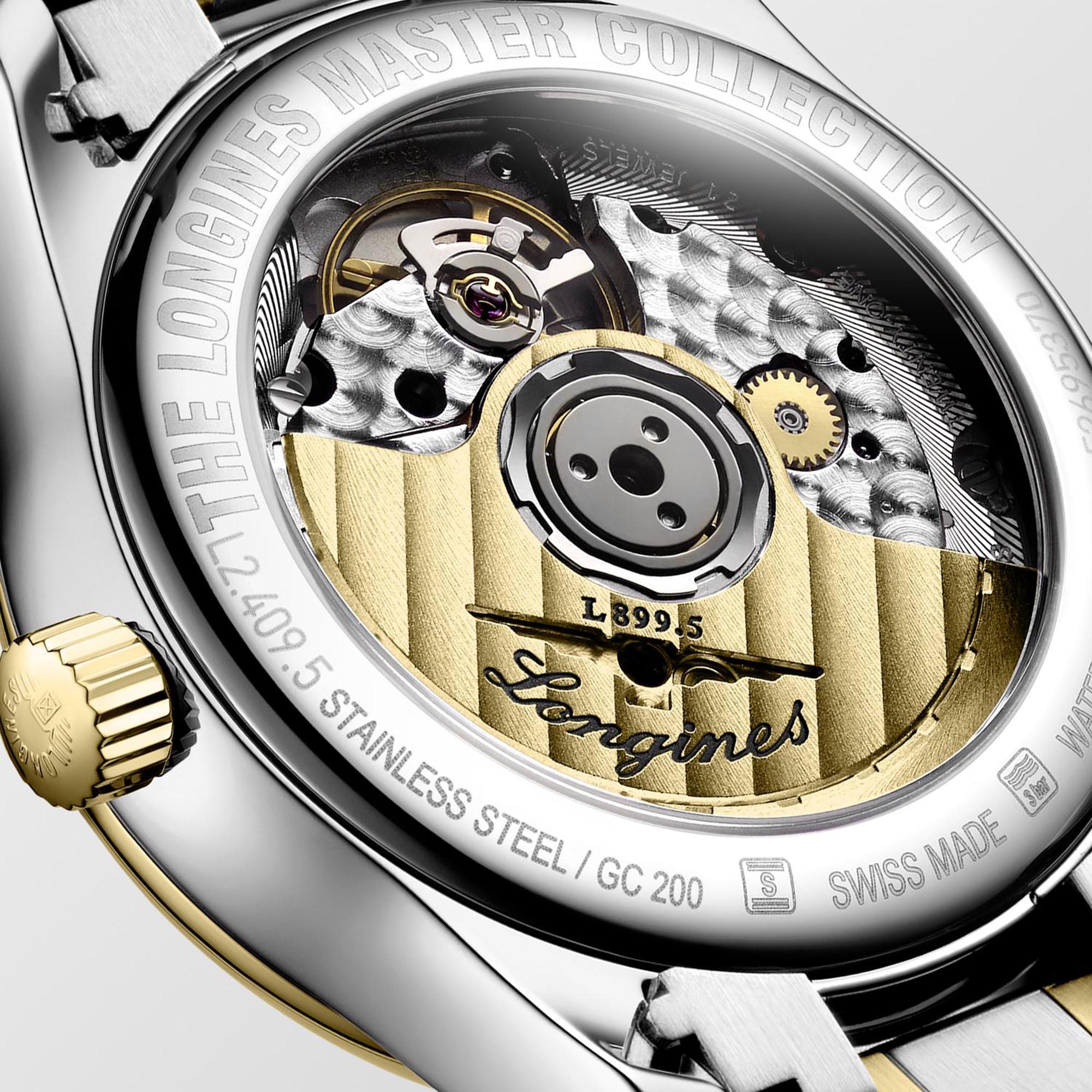 Longines Master Collection Moonphase White Dial Watch, 34mm