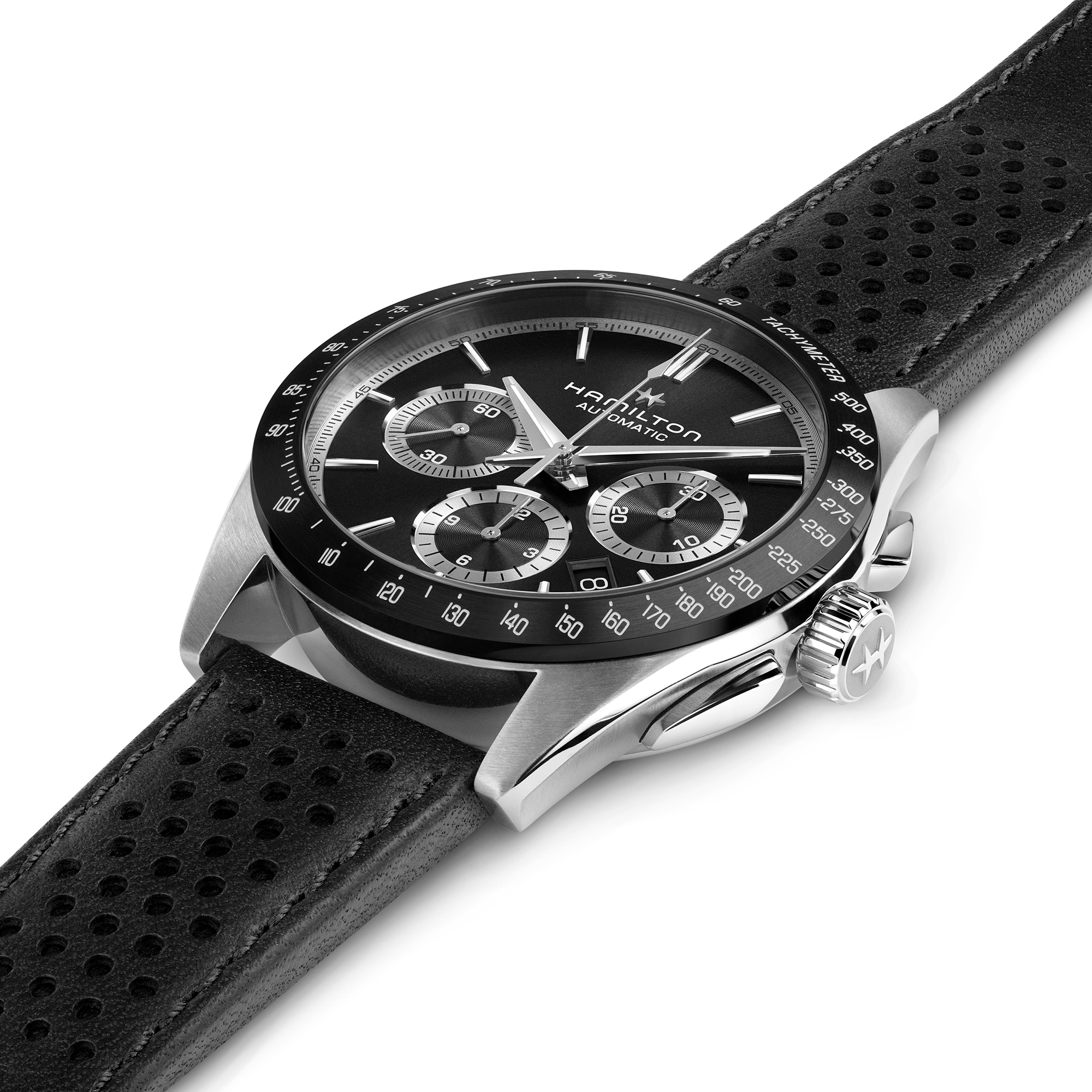 Hamilton Jazzmaster Performer Auto Chrono Black Dial Watch, 42mm