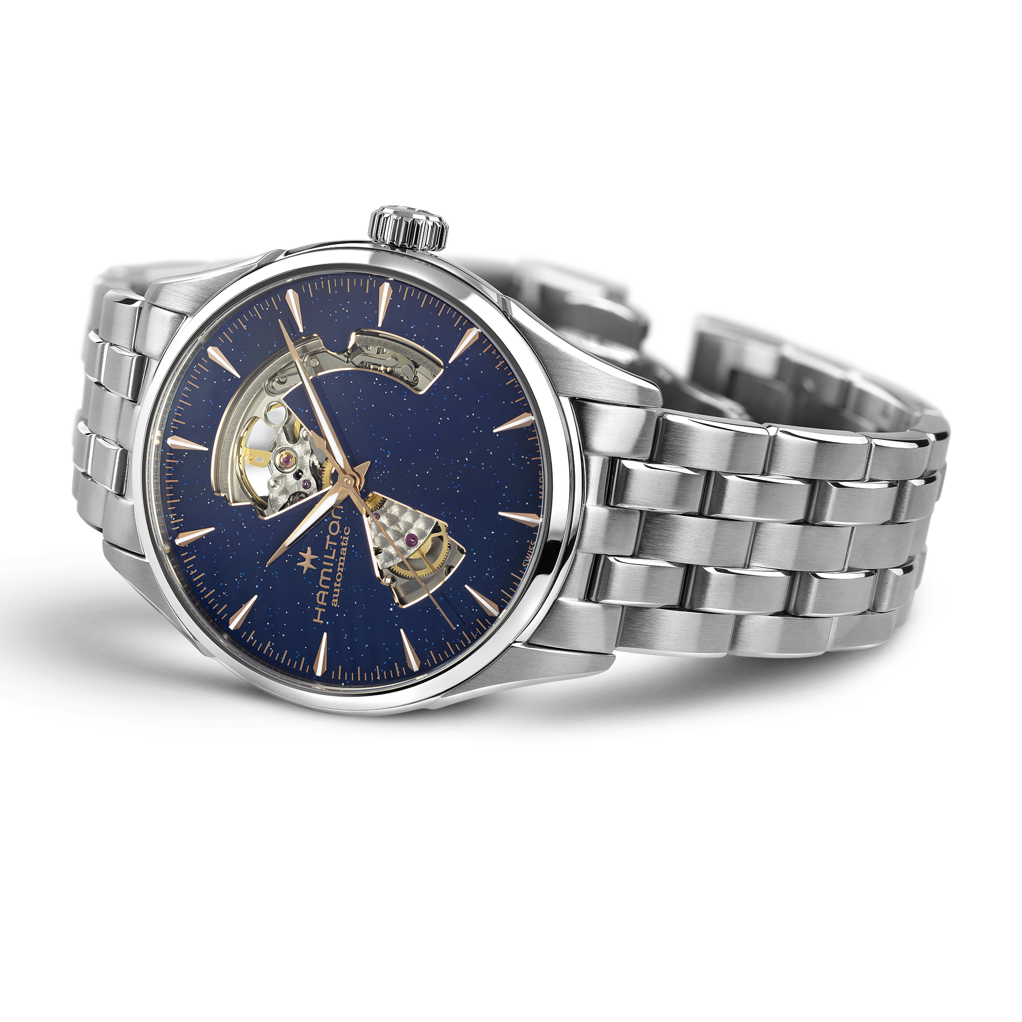 Hamilton Jazzmaster Open Heart Auto Blue Dial Watch, 42mm