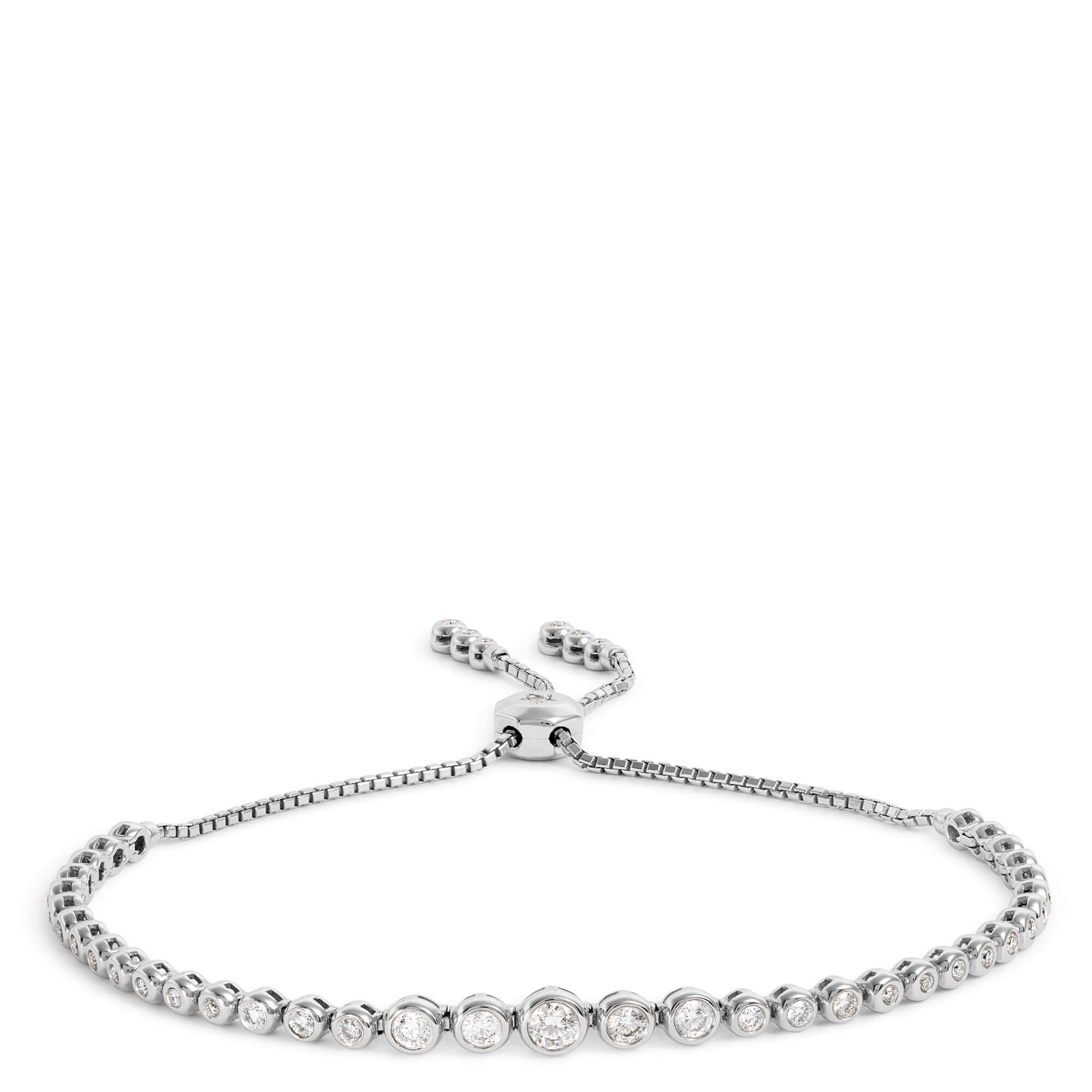 Diamond Bolo Bracelet 14K Ben Bridge Jeweler