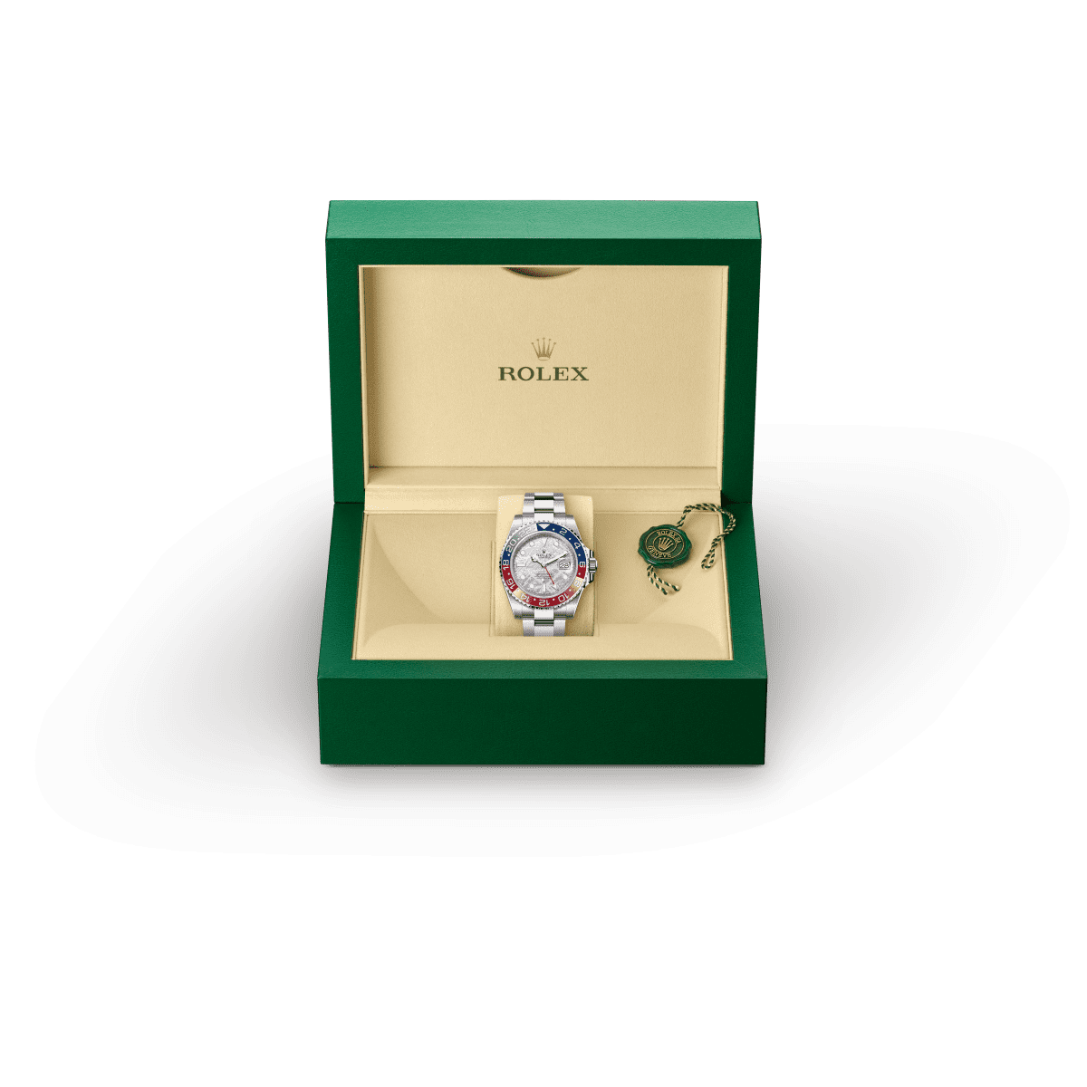 rolex gmt-master ii in 18 kt white gold, m126719blro-0002 - ben bridge