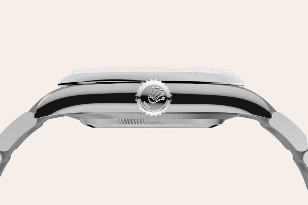 rolex oyster perpetual in oystersteel, m134300-0006 - oystersteel - ben bridge