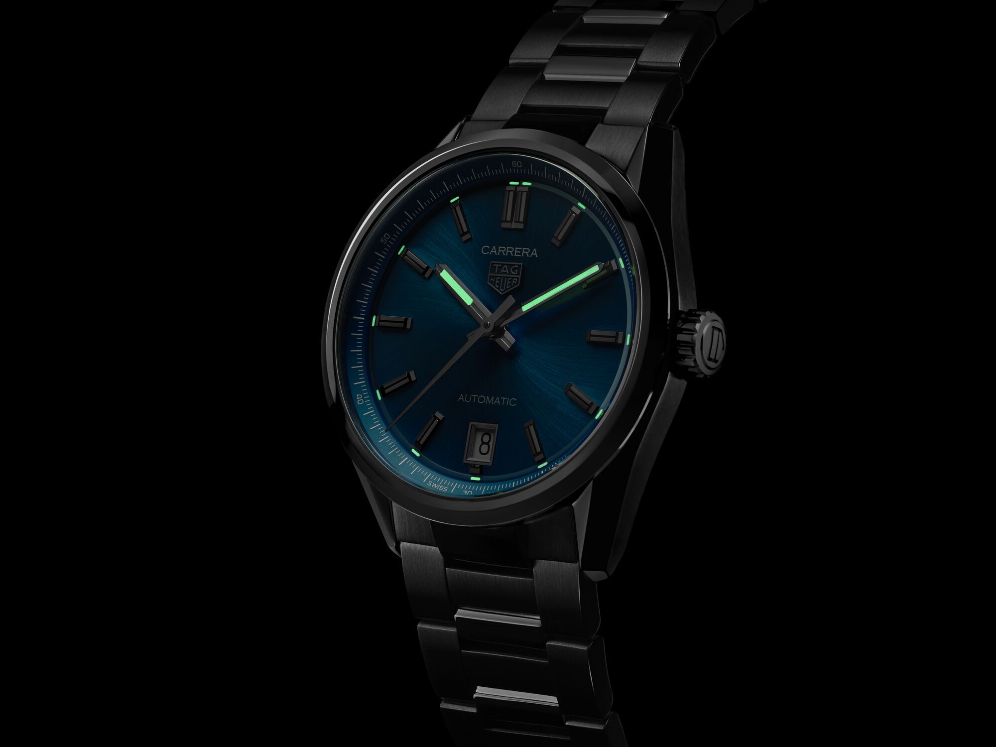 TAG Heuer Carrera Date Blue Dial, 36mm