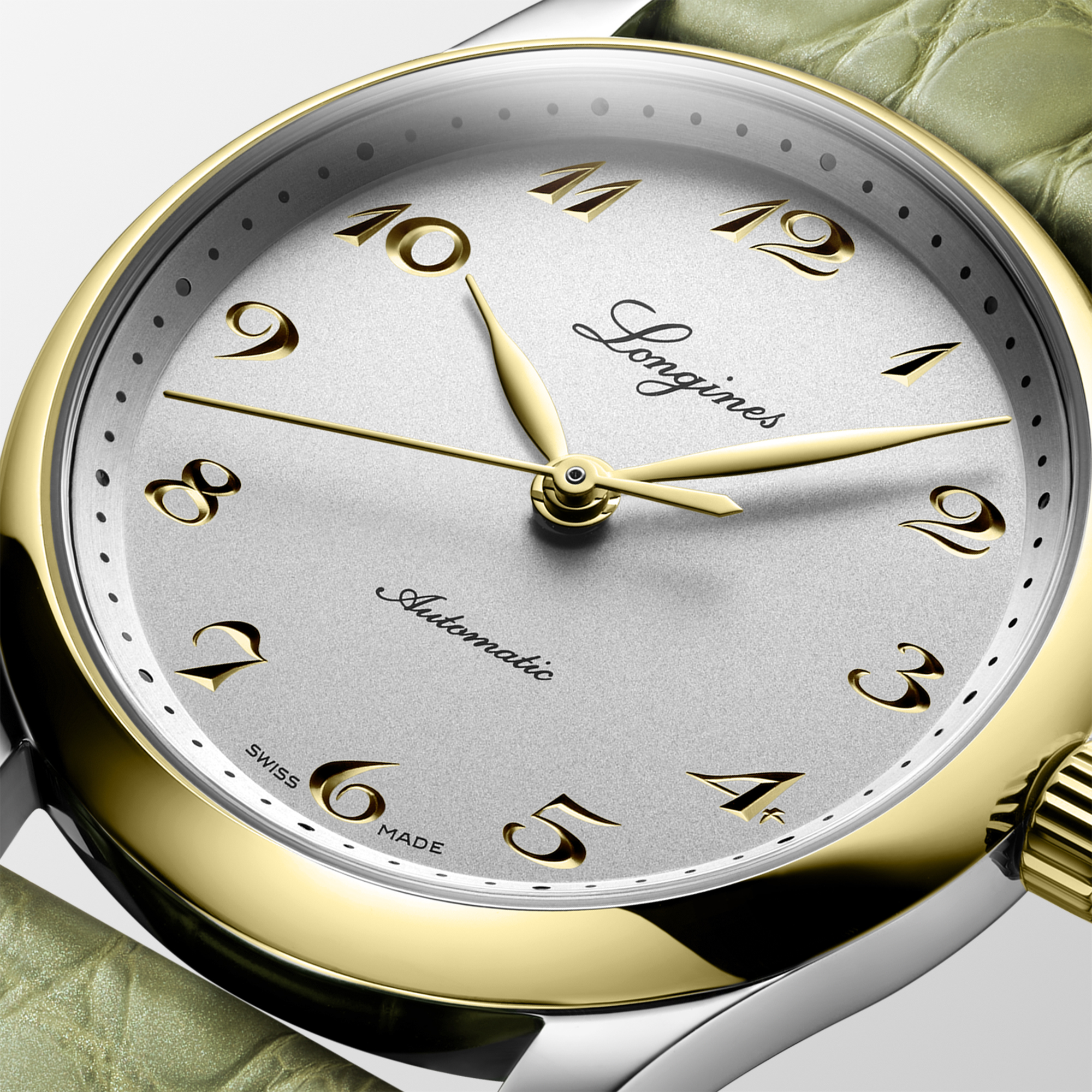 Longines Master Collection Silver Dial Watch, 34mm