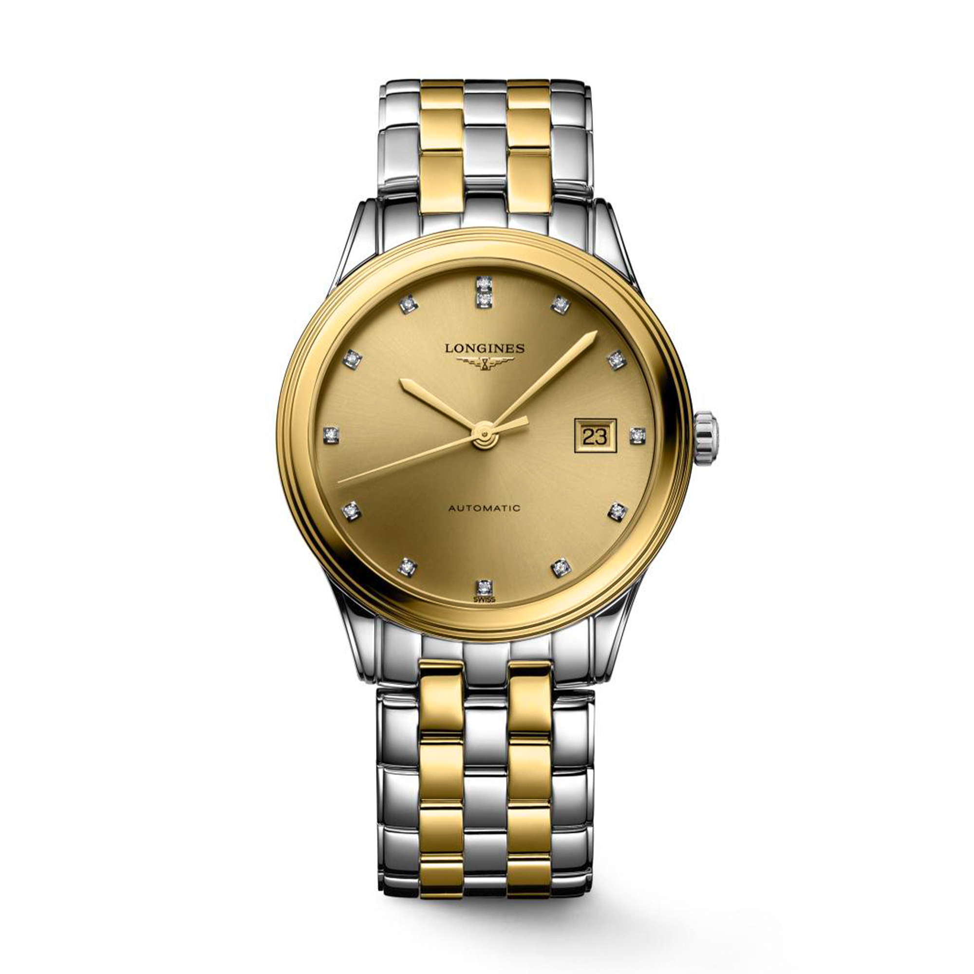 LONGINES flagship腕時計 シルバー/ゴールド　稼動 Longines Flagship Watch Gold Dial, 38.50mm