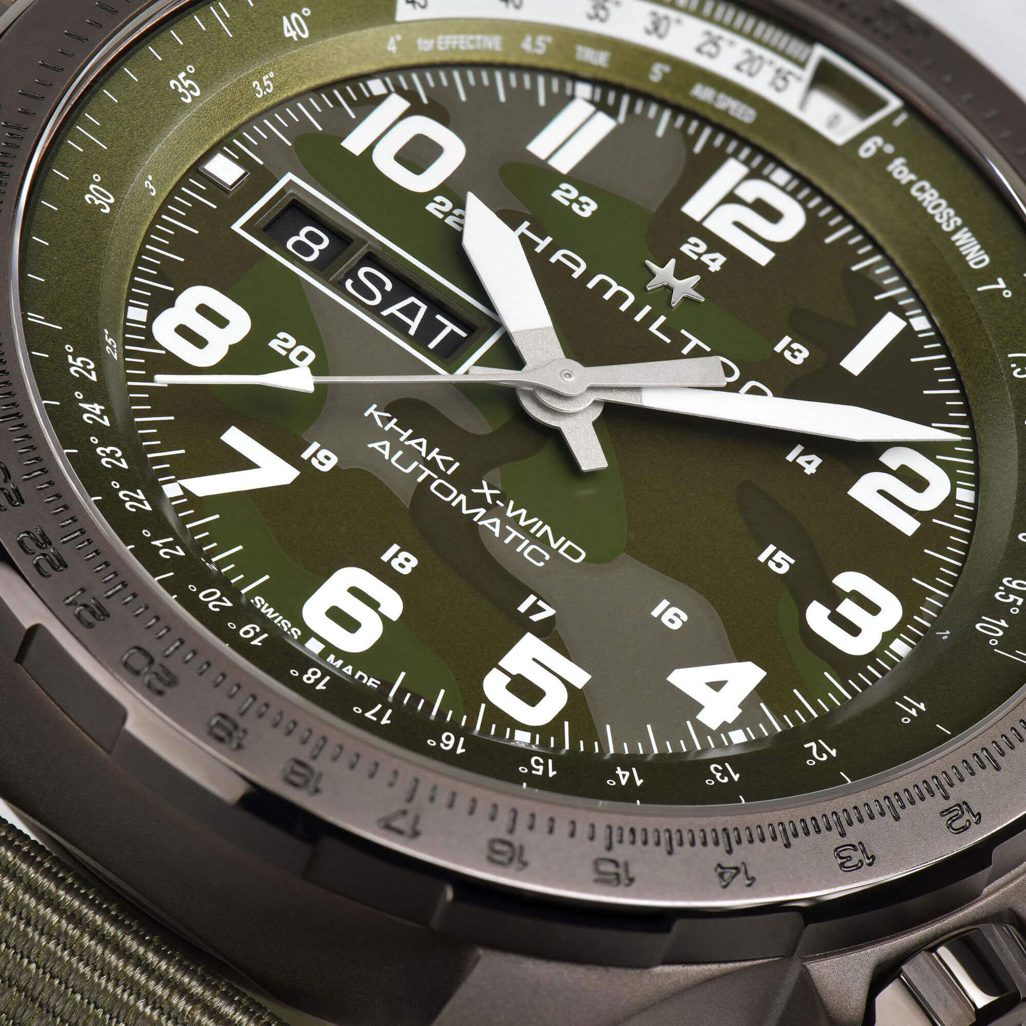 Hamilton Khaki Aviation X-Wind Day Date Automatic Watch, 45mm