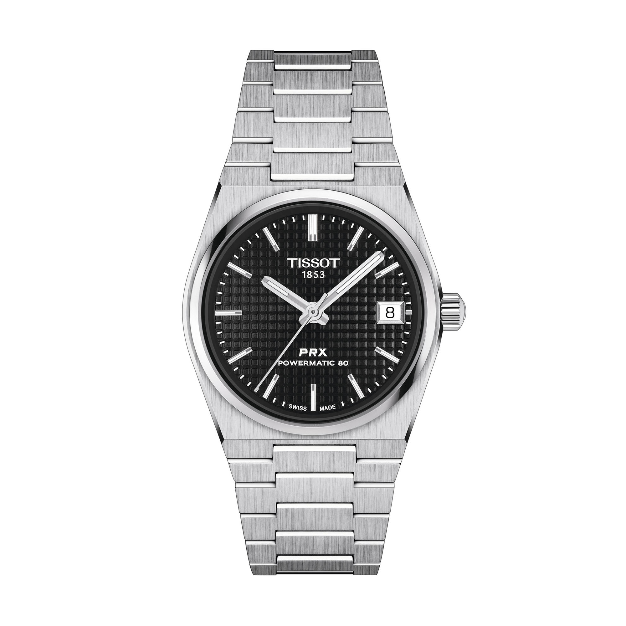 TISSOT PRX Black Dial Watch, 35mm