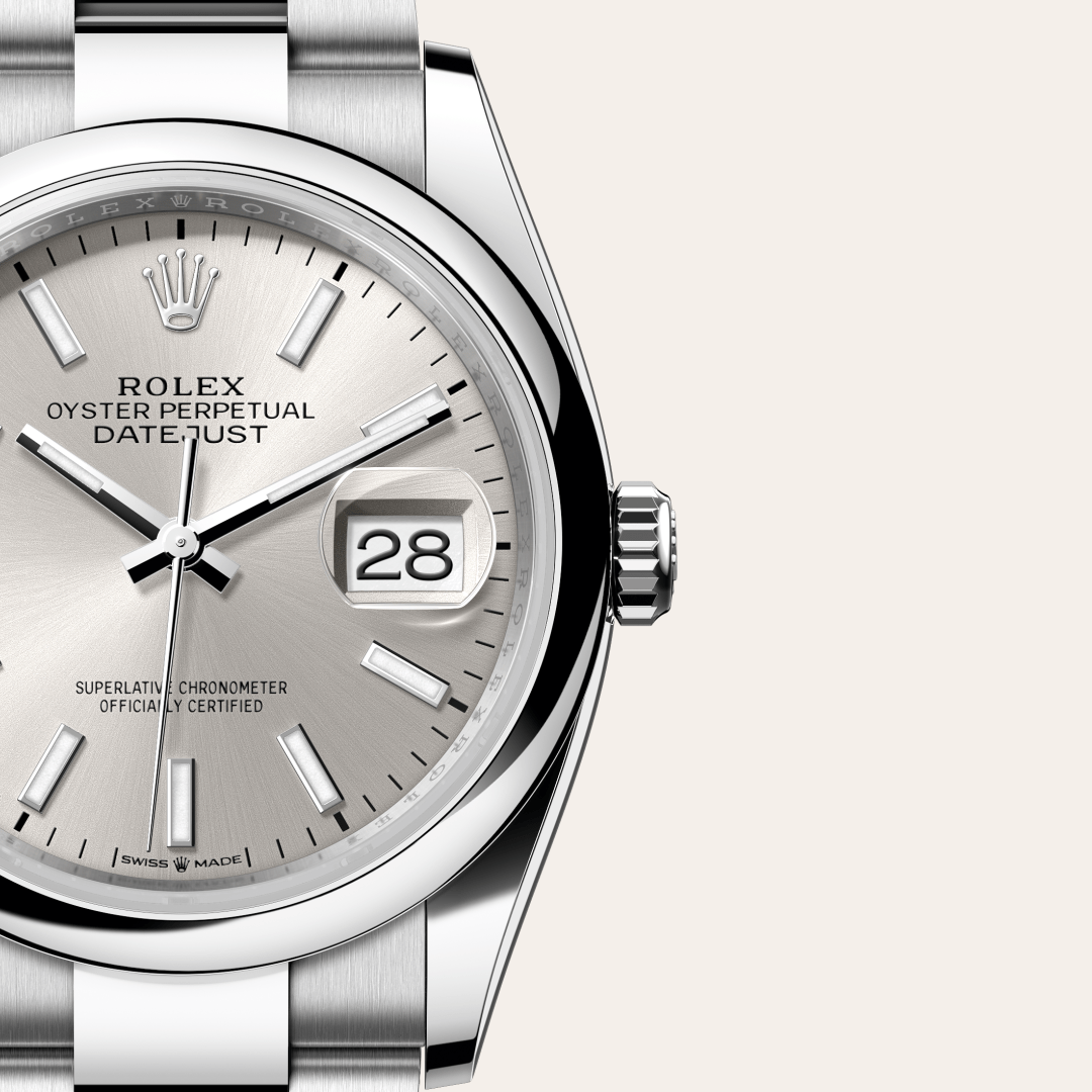 rolex datejust in oystersteel, m126200-0002 - watch dial - ben bridge