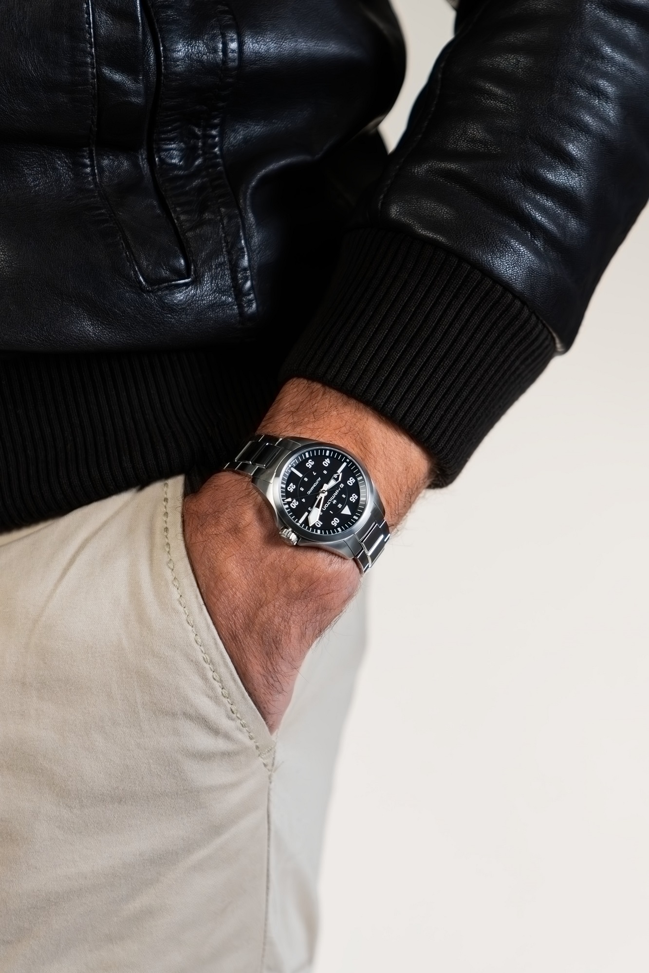 Hamilton Khaki Aviation Pilot Auto Black Dial Watch, 36mm