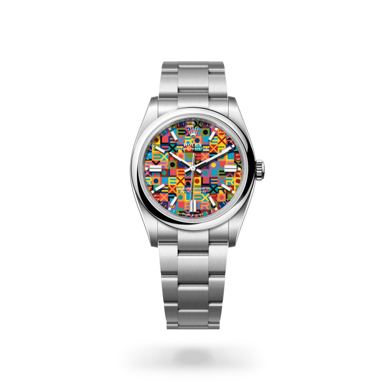rolex oyster perpetual in oystersteel, m126000-0016 - ben bridge
