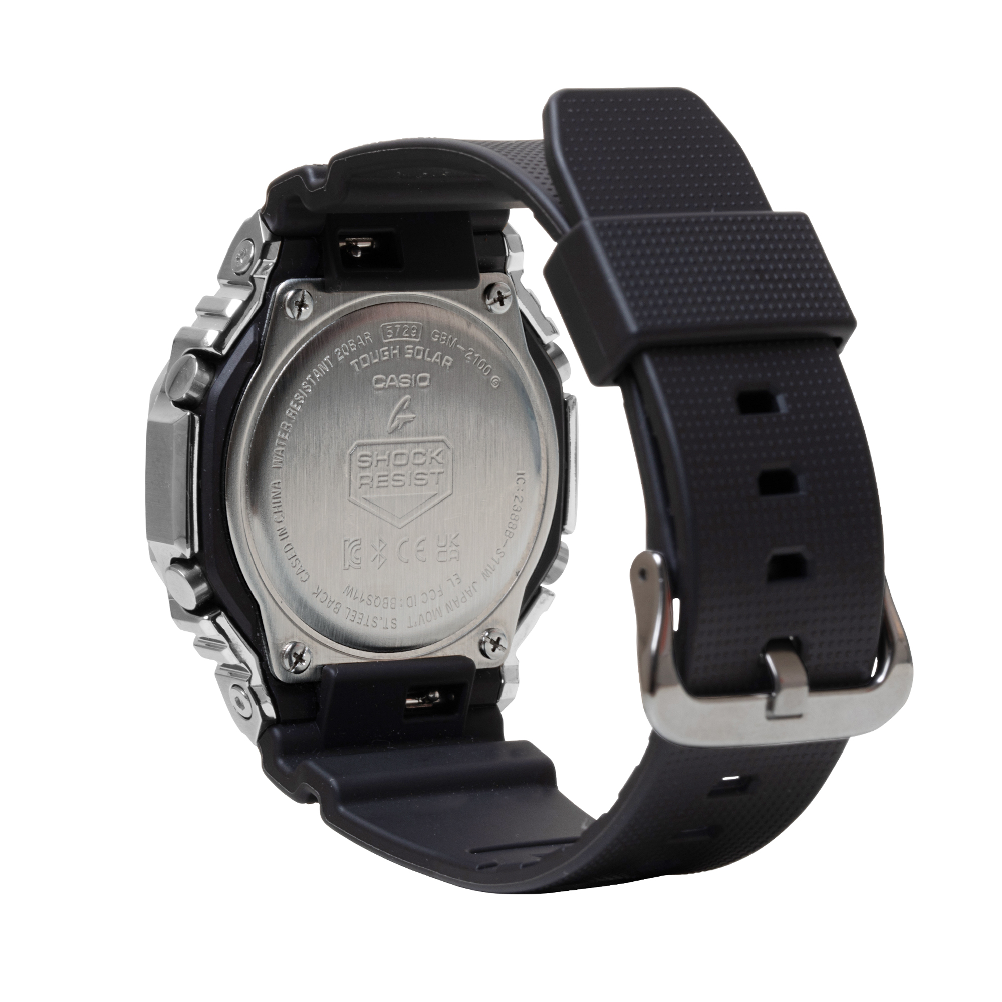 G-Shock G-Steel 2100 Series Blue Dial Watch, 44.4mm