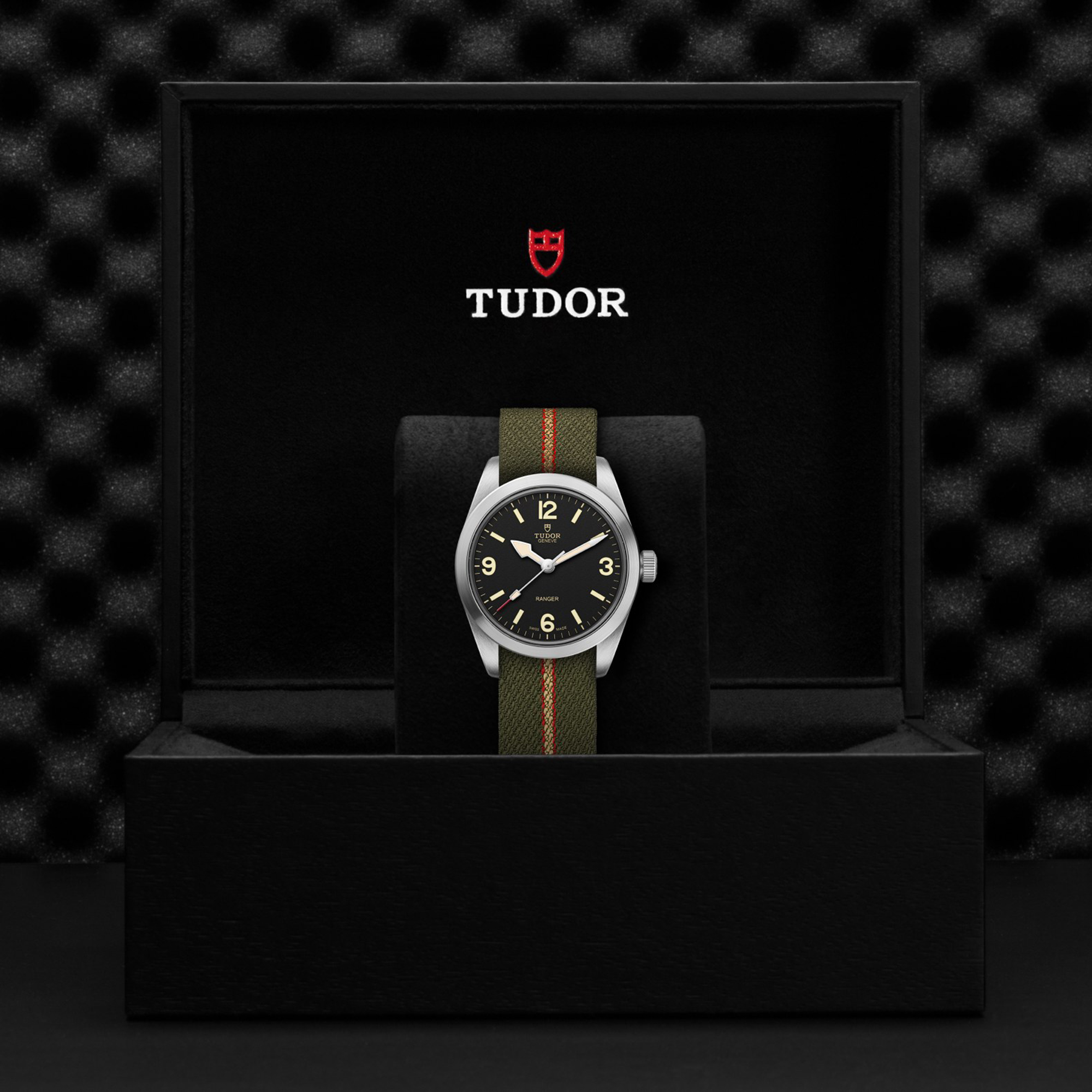 TUDOR Ranger Black Dial Watch, 36mm