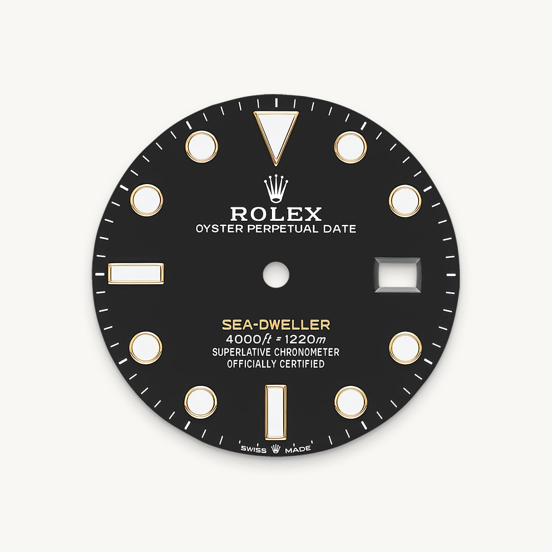 rolex sea-dweller in yellow rolesor - combination of oystersteel and yellow gold, m126603-0001 - intense black dial - ben bridge
