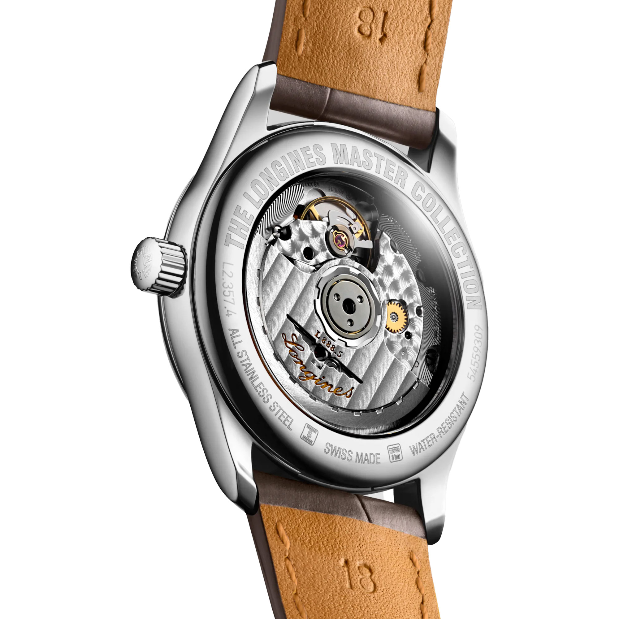 Longines Master Collection Beige Dial Watch, 34mm