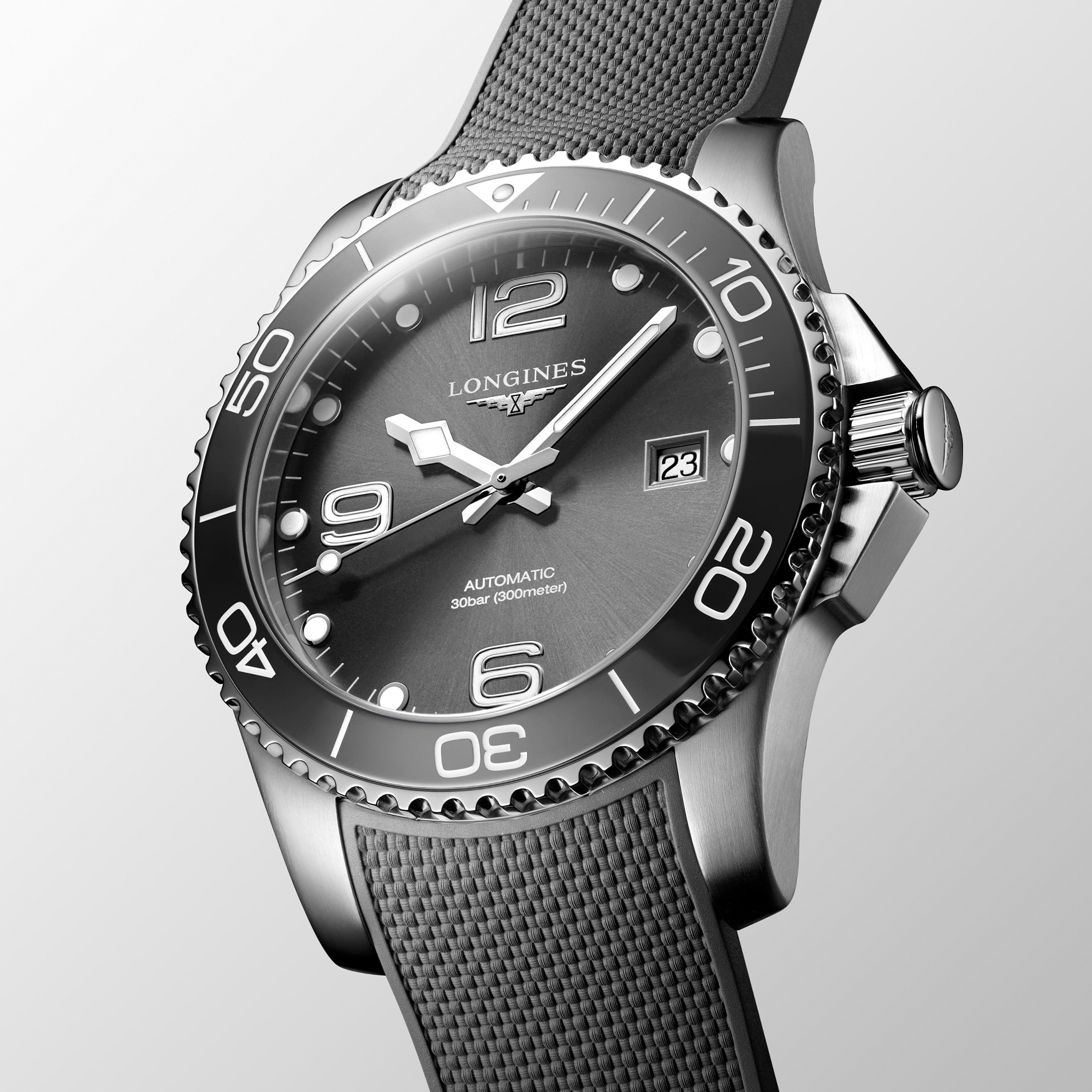 Longines HydroConquest Watch Gray Dial, 41mm