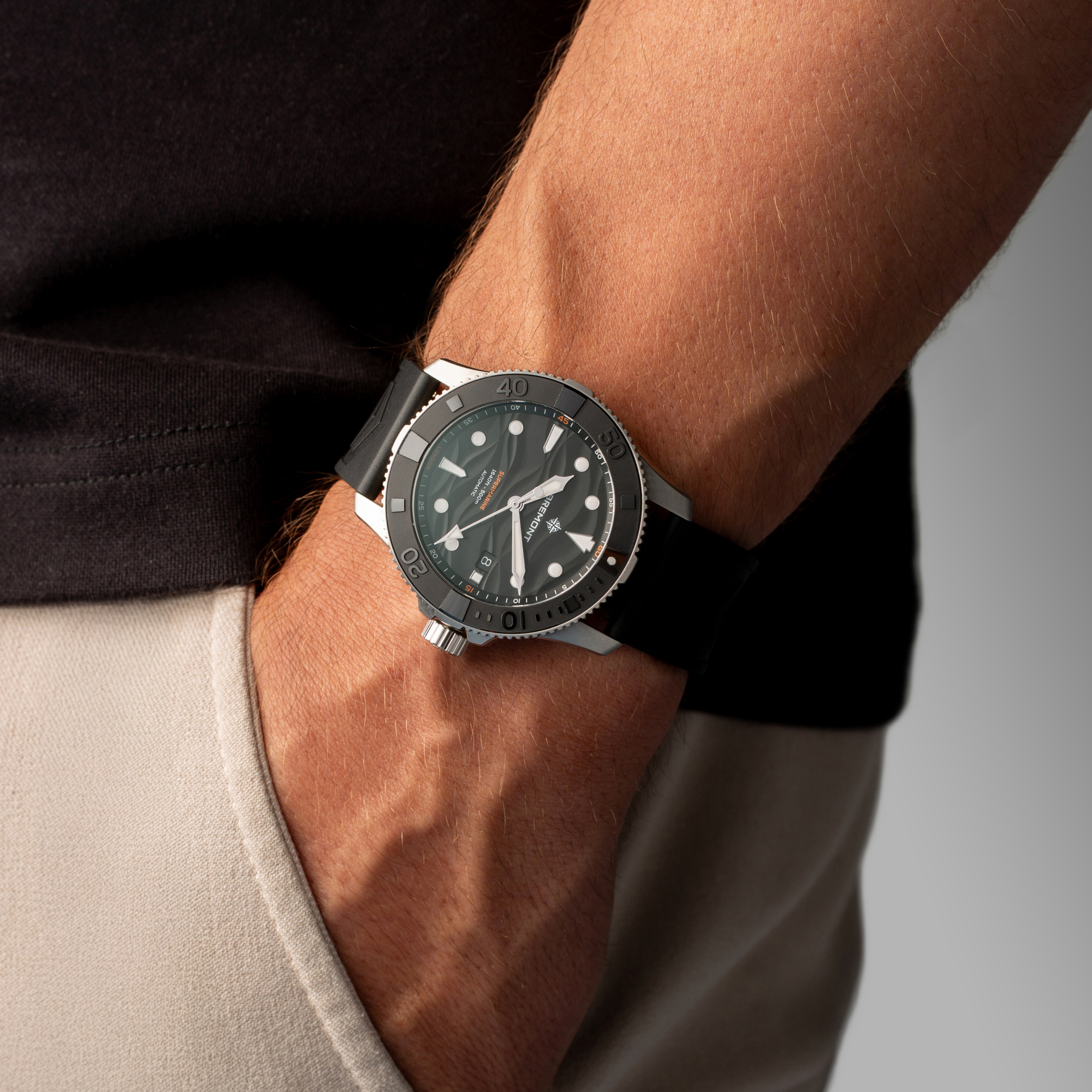 Bremont Supermarine 500M Black Dial Watch, 43mm