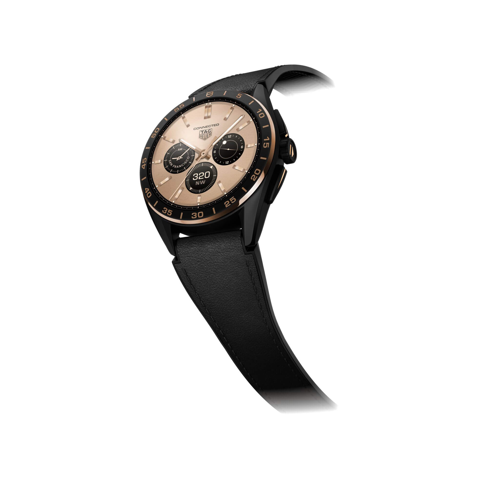Tag Heuer Connected Analog-Digital Black Dial Men's Smart Watch