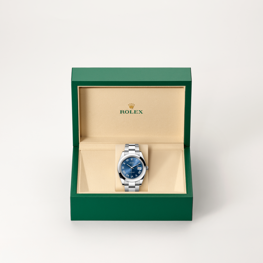 rolex datejust in oystersteel, m126300-0029 - in rolex box - ben bridge