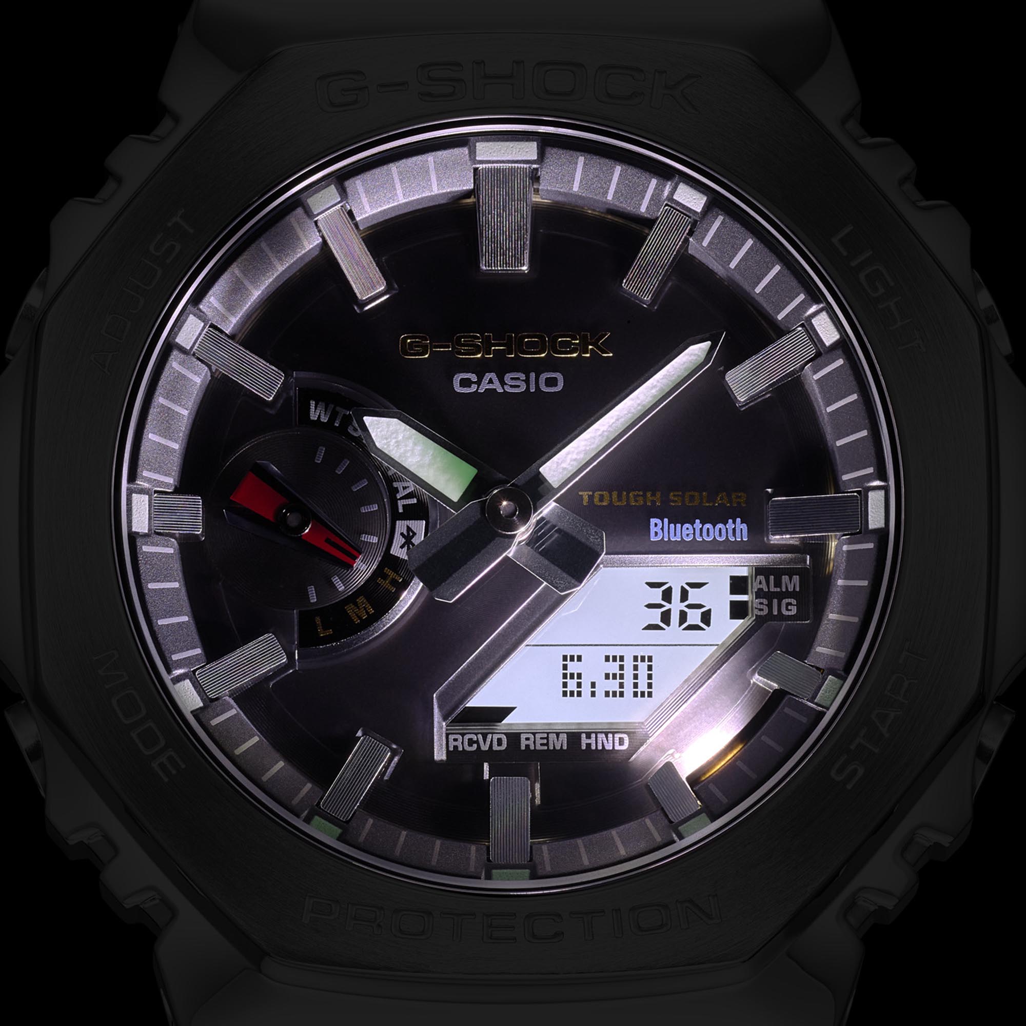 G-Shock Full Metal 2100 Series Black Dial Watch, 44.4mm