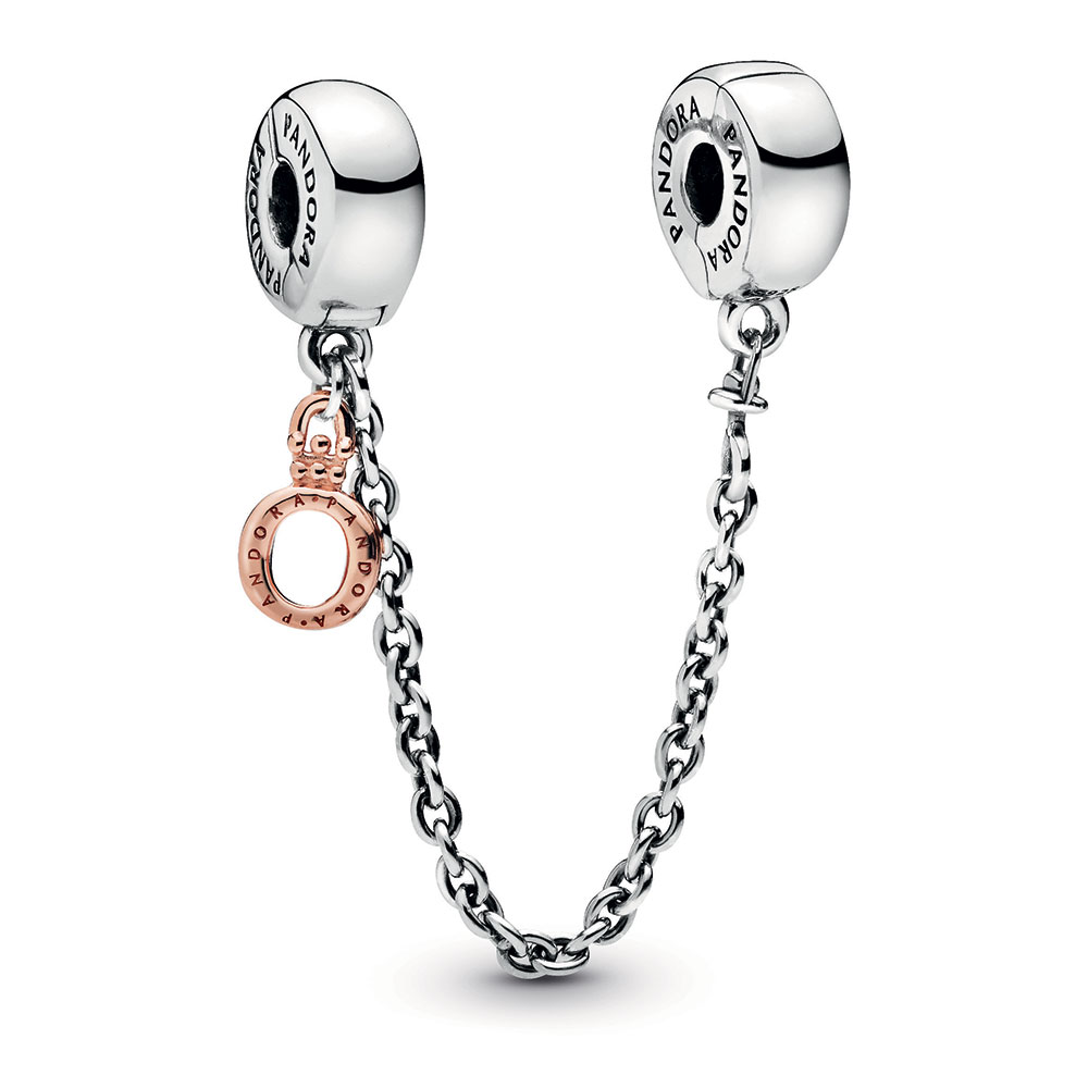 Pandora Rose™ Dangling Pandora Crown O Safety Chain Charm - 788313-05
