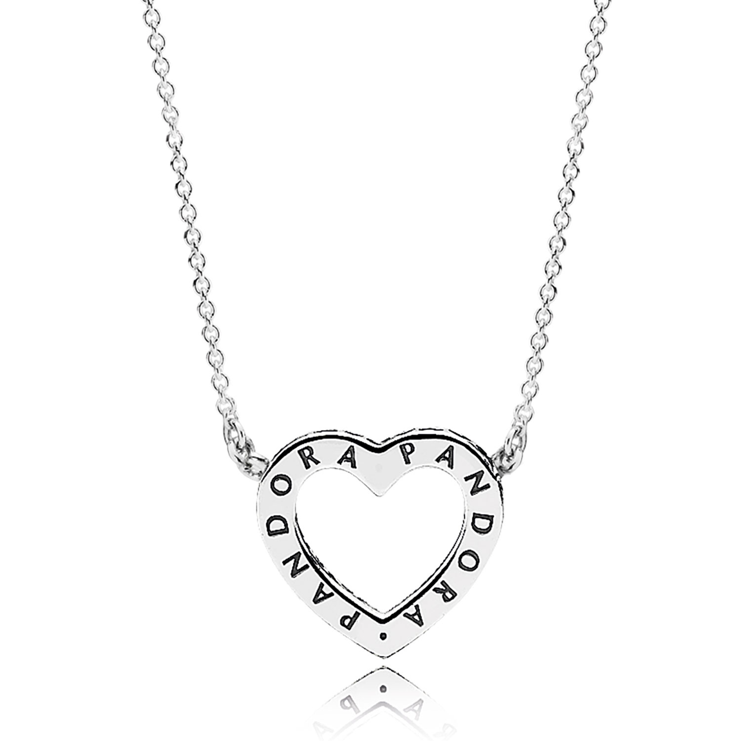 Pandora Loving Hearts CZ Necklace - 590534CZ-45 | Ben Bridge Jeweler