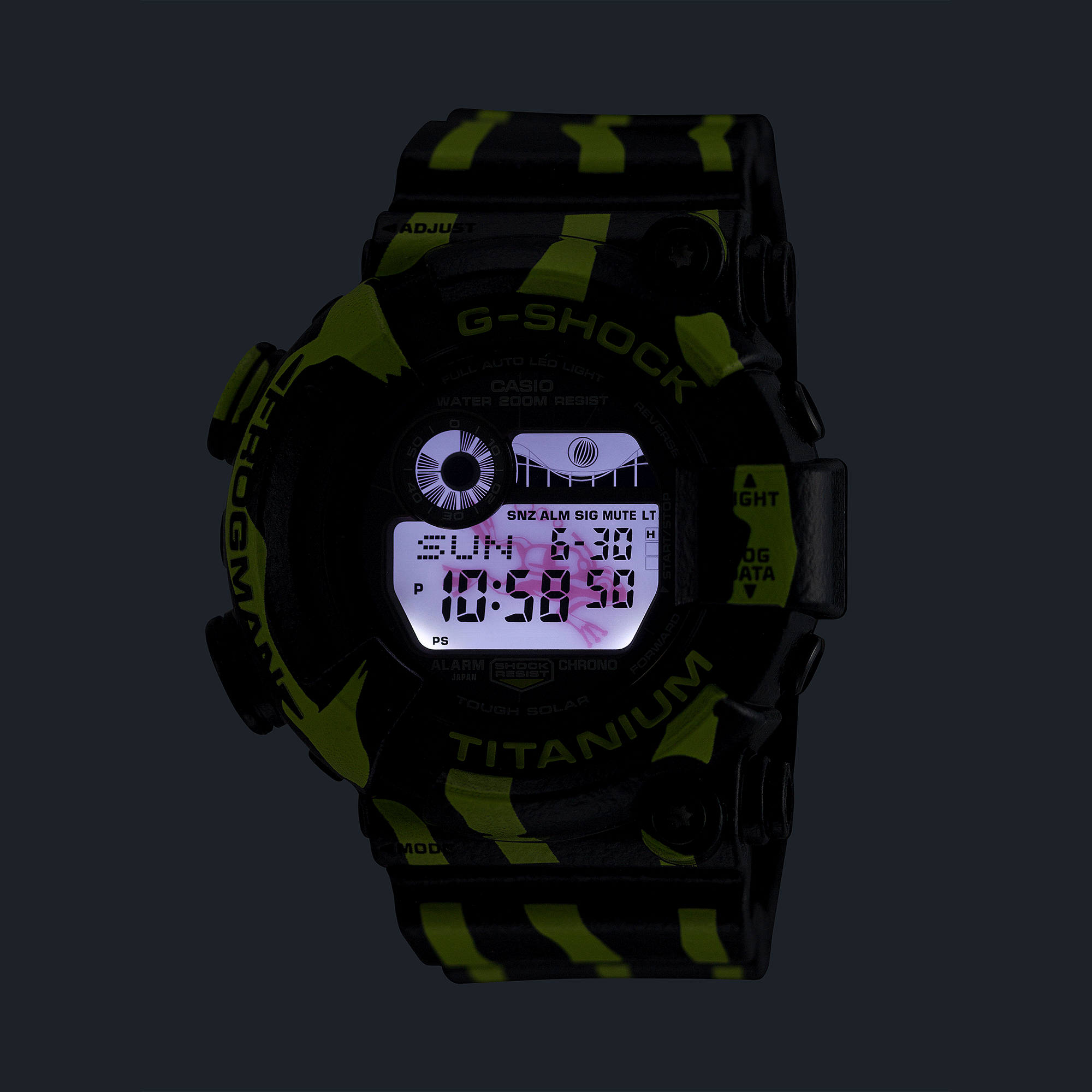 G-Shock Master of G - Sea Frogman Gray Dial Watch, 50.3mm