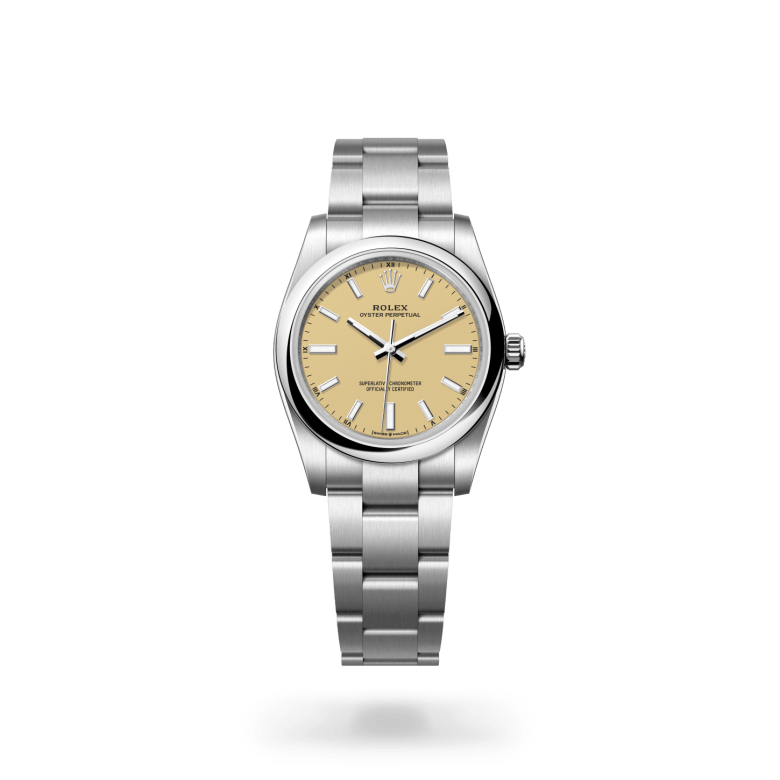 rolex oyster perpetual in oystersteel, m124200-0007 - ben bridge