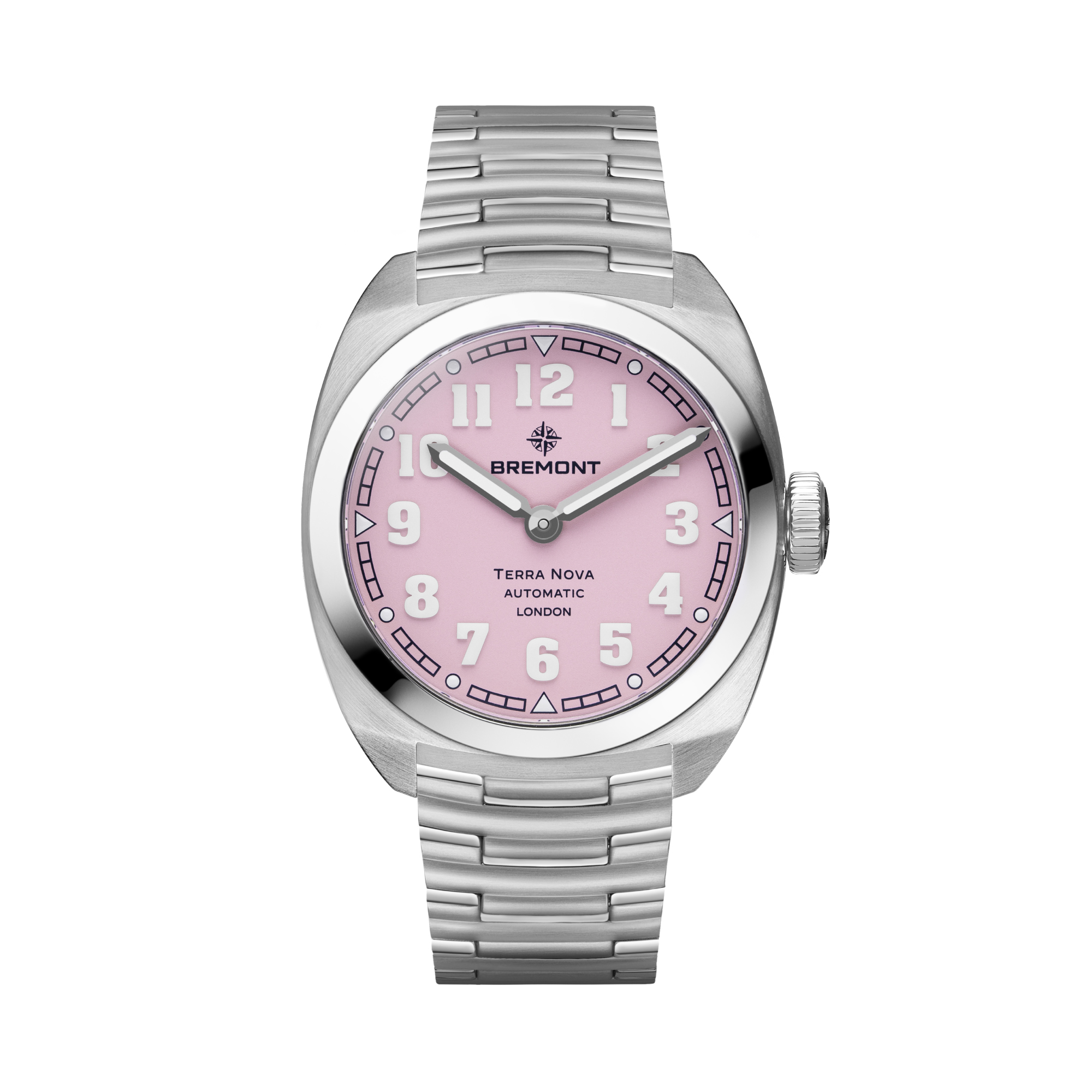 Bremont Terra Nova Pink Dial Watch, 38mm