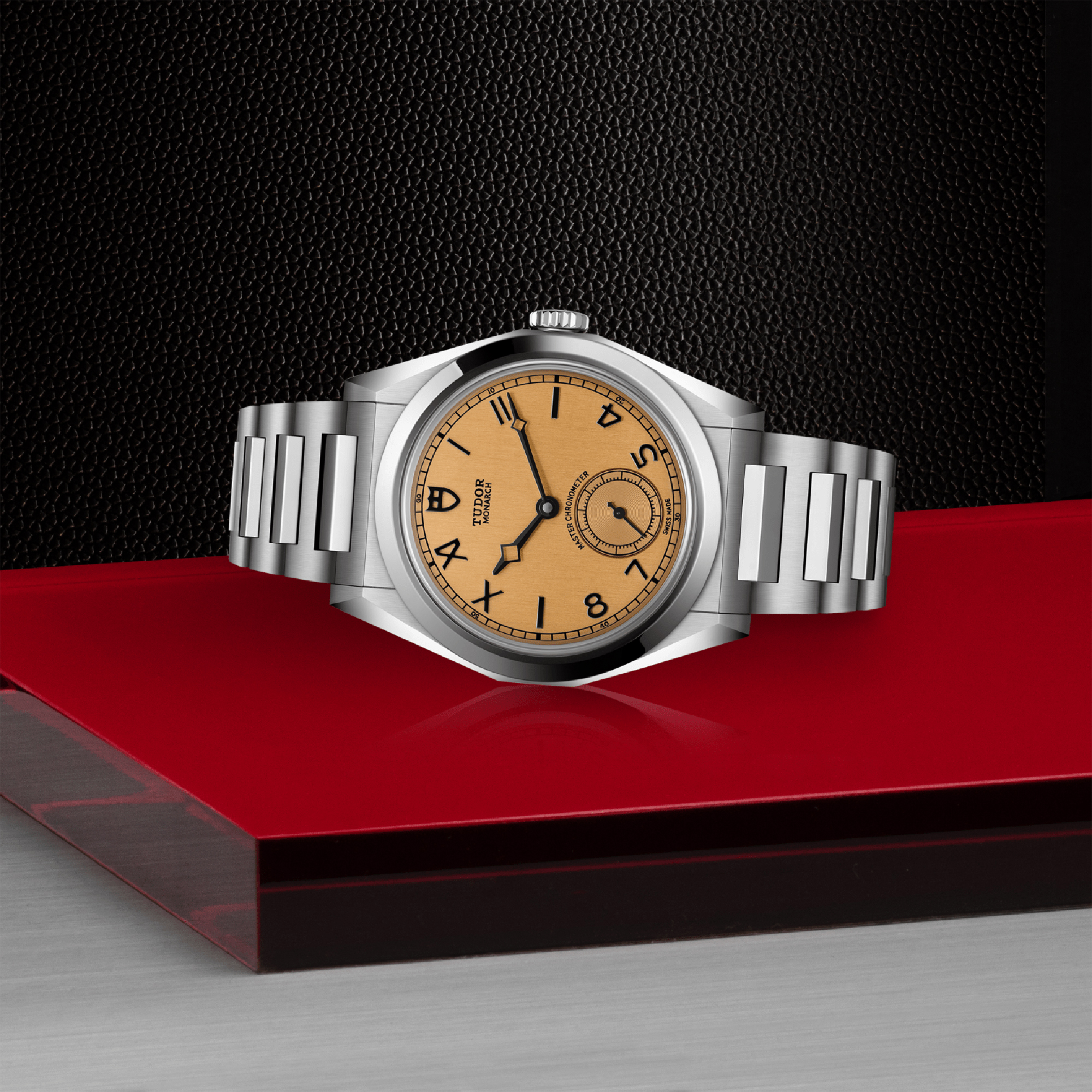 TUDOR Monarch Champagne Dial Watch, 39mm