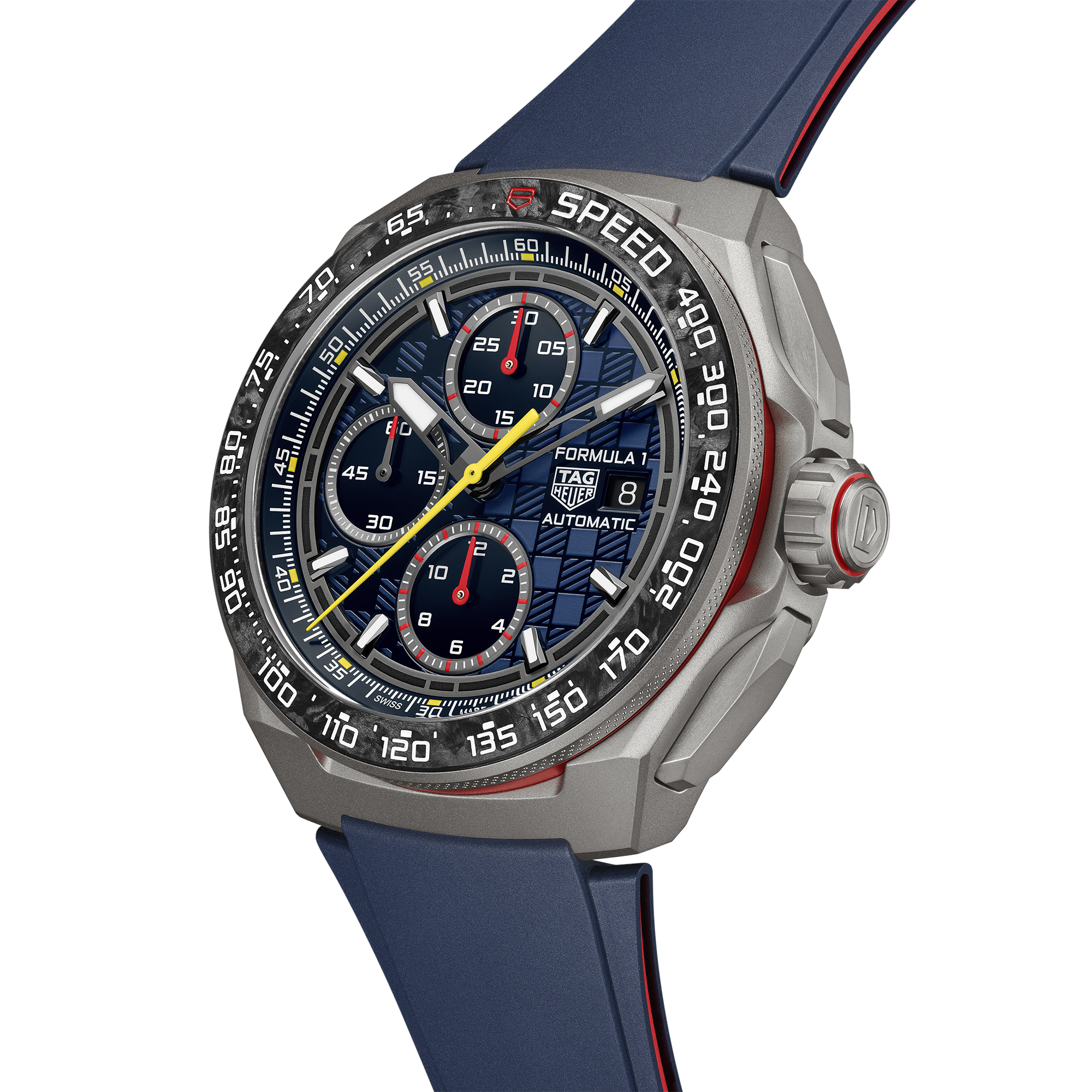 TAG Heuer Formula 1 Chronograph X Oracle Red Bull Racing Blue Dial Watch, 44mm