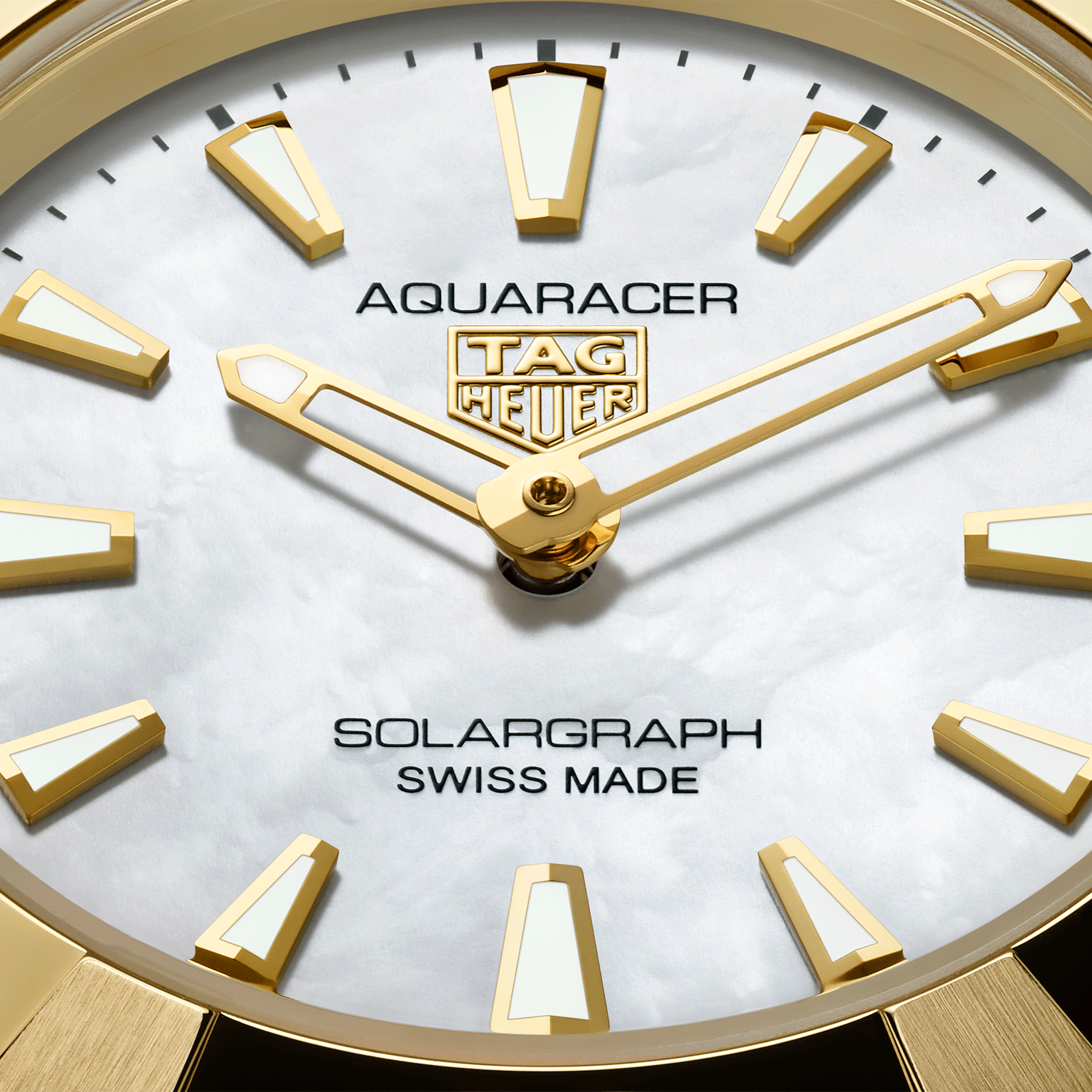 TAG Heuer Aquaracer Professional 100 Solargraph White Dial Watch, 28mm