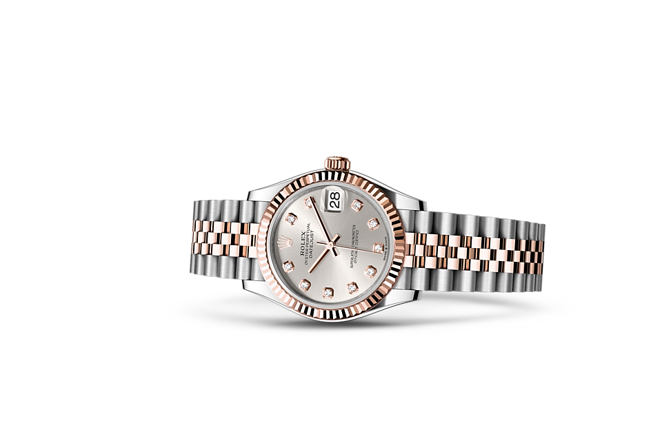 Rolex Datejust 31 Datejust Oyster, 31 mm, Oystersteel and Everose gold - M278271-0016 at Ben Bridge