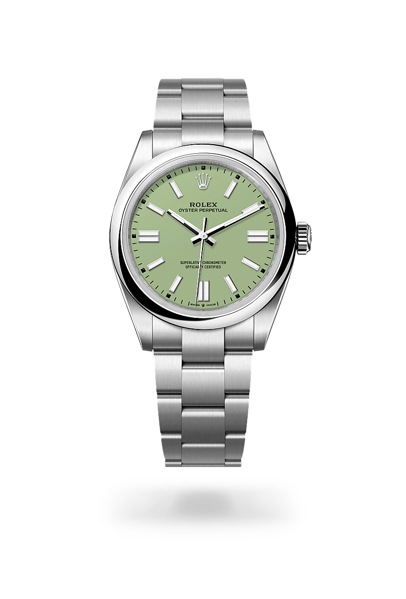 rolex oyster perpetual in oystersteel, m134300-0006 - ben bridge